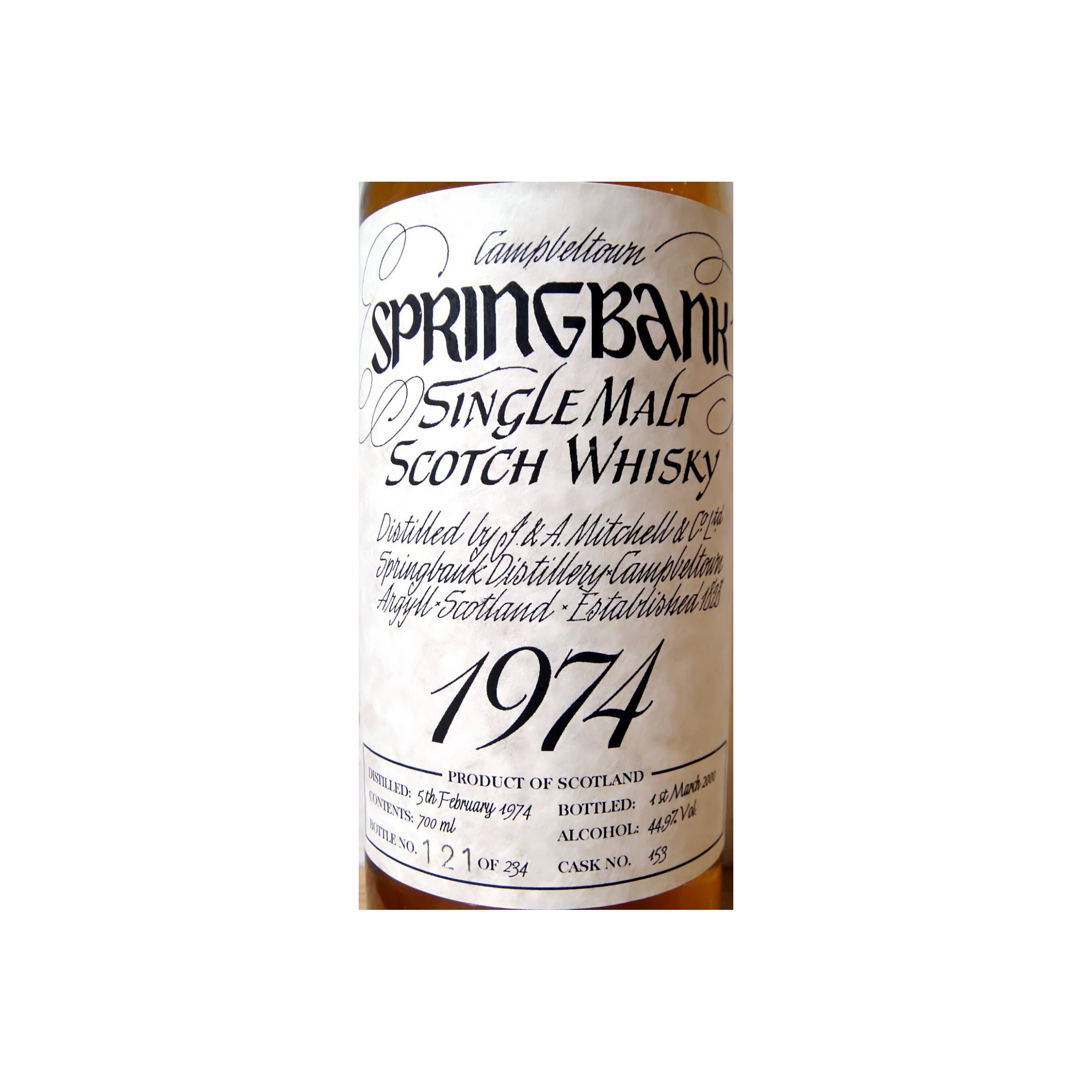 Springbank Private Bottling 1974 26 Years Single Malt Whisky 3