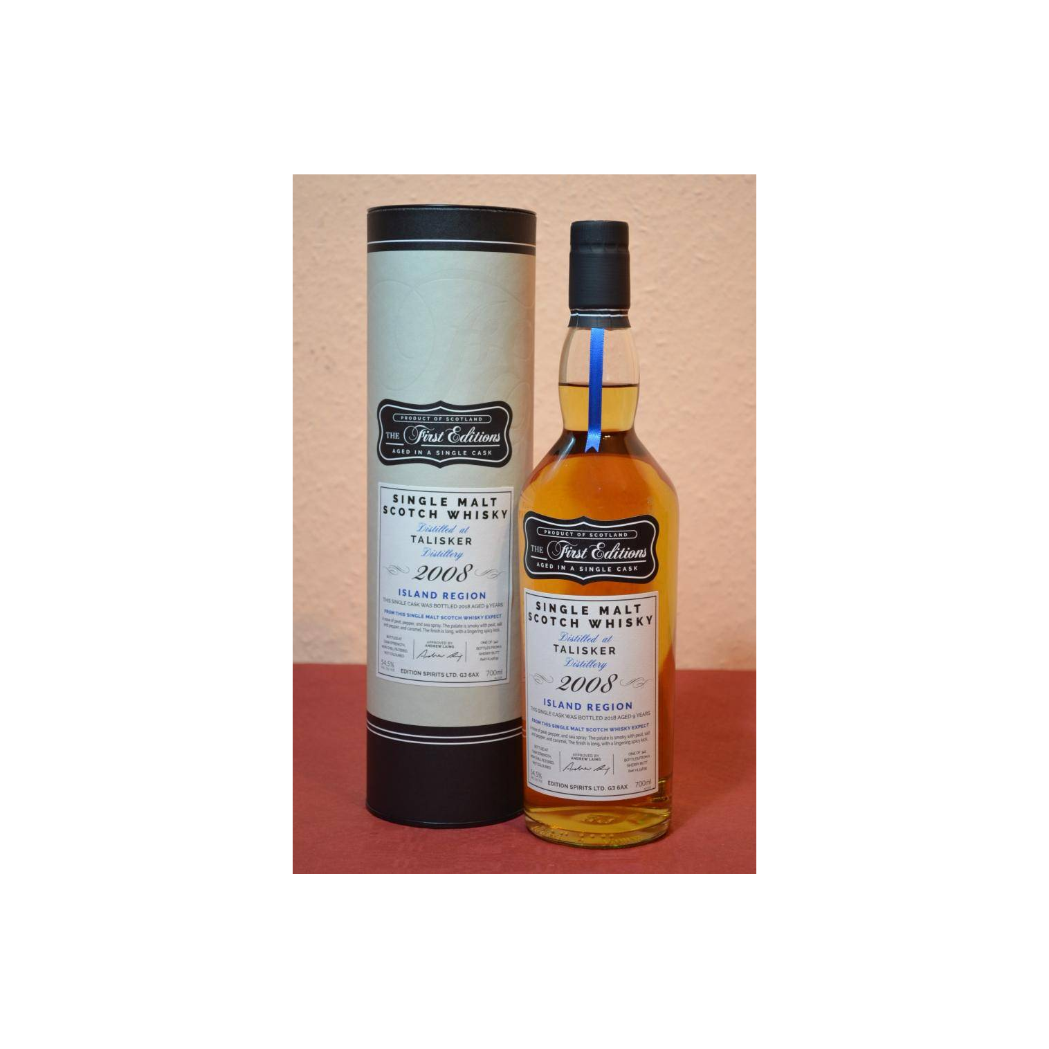 Talisker The First Editions 2008 9 Years Single Malt Whisky 2