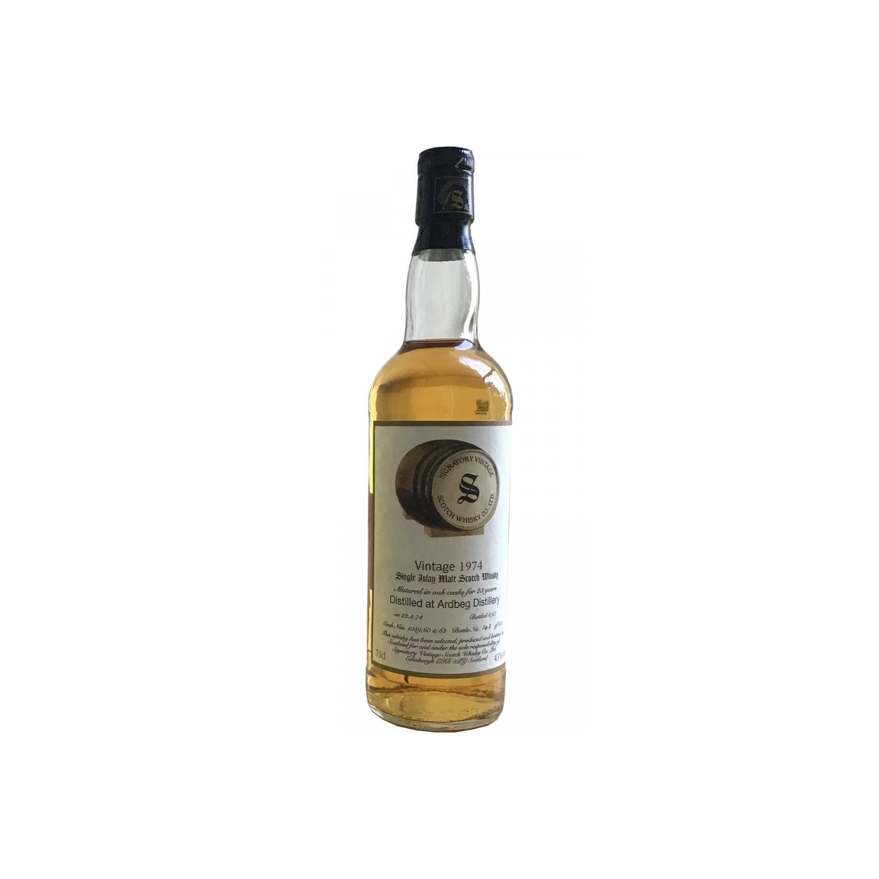 Ardbeg Vintage Collection 1974 23 Years Single Malt Whisky