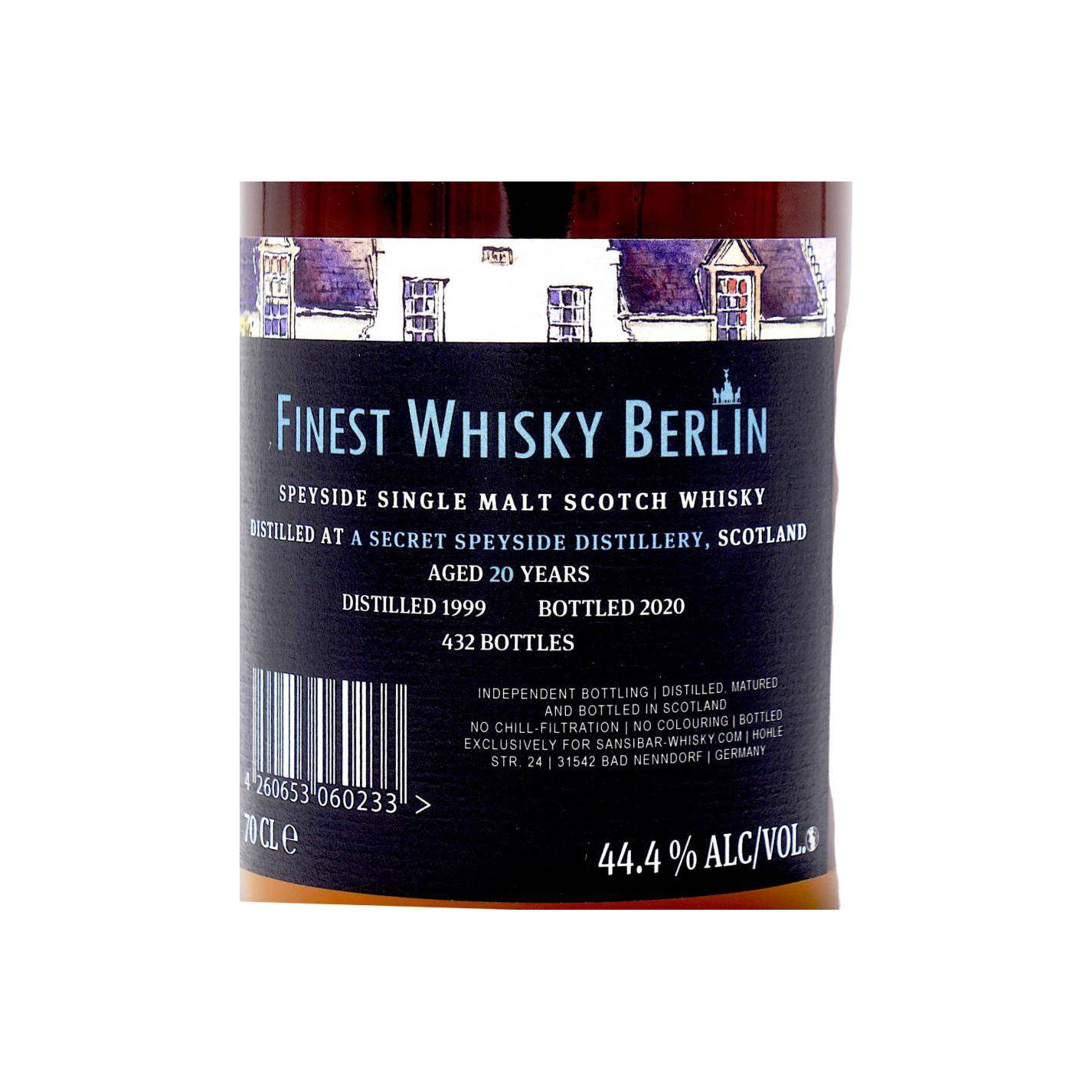 Speyside Single Malt Scotch Whisky 1999 Sb 2