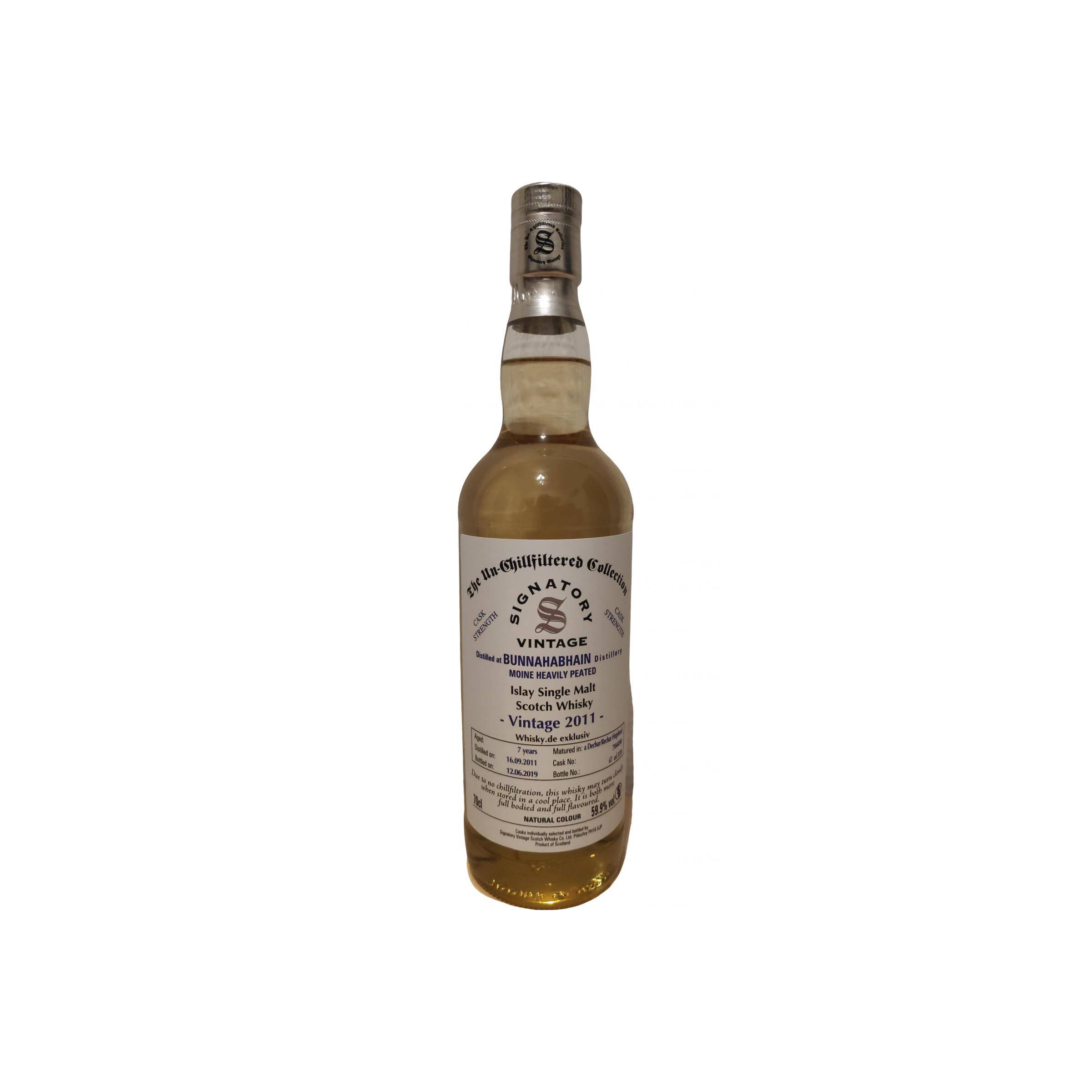 Bunnahabhain The Un-Chillfiltered Collection 2011 7 Years Single Malt Whisky