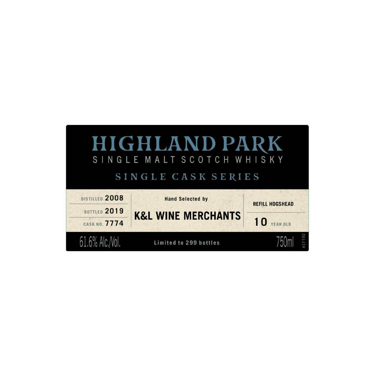 Highland Park Single Cask 2008 10 Years Single Malt Whisky 2