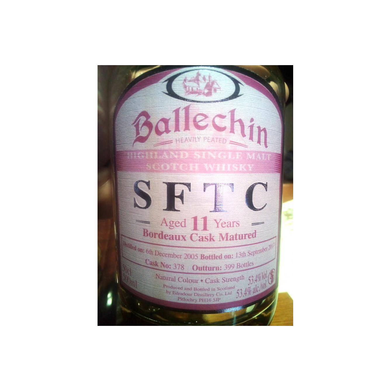 Ballechin 2005 11 Years Single Malt Whisky 2