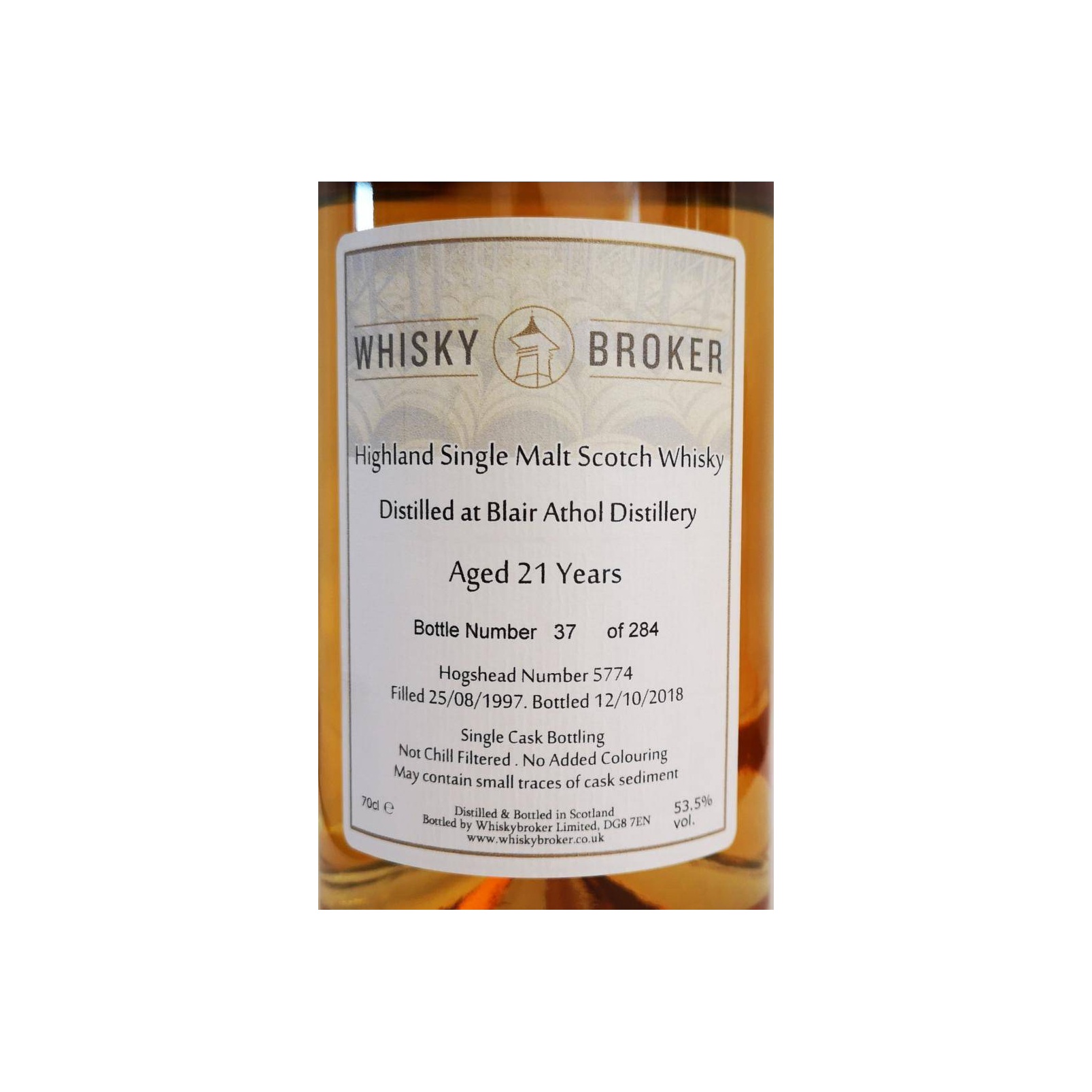 Blair Athol 1997 21 Years Single Malt Whisky 2