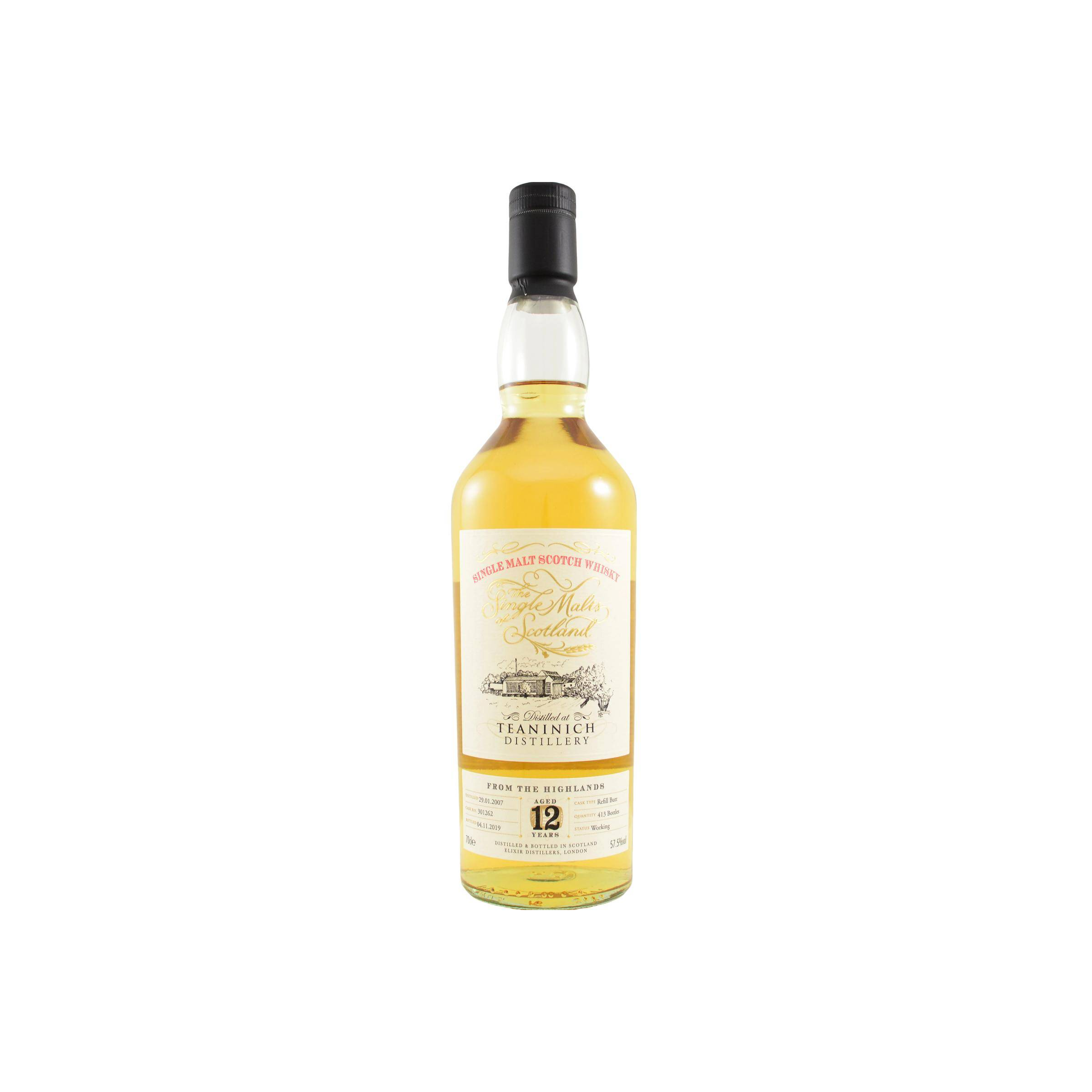 Teaninich The Single Malts of Scotland 2007 12 Years Single Malt Whisky