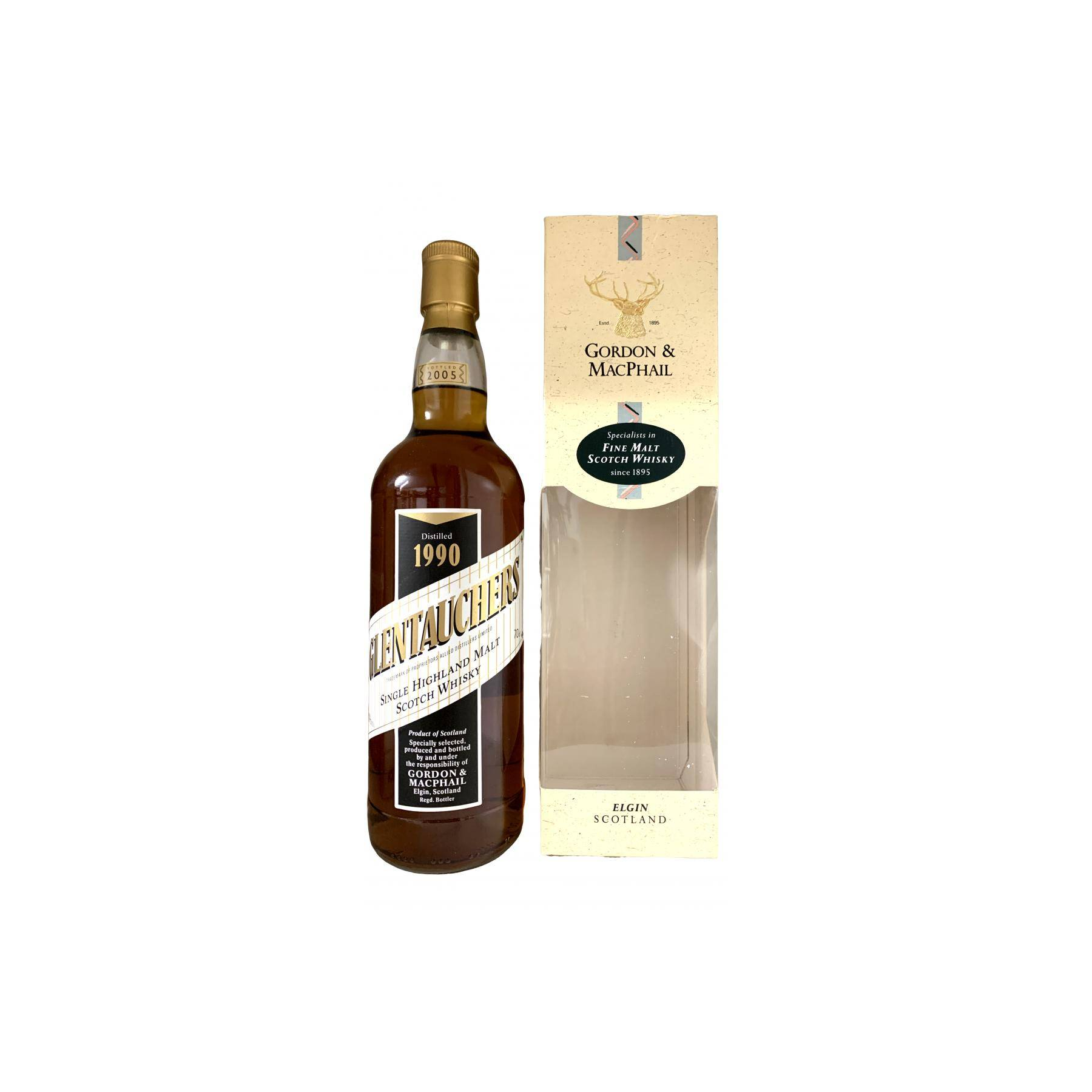 Glentauchers Licensed Bottling 1990 15 Years Single Malt Whisky 2