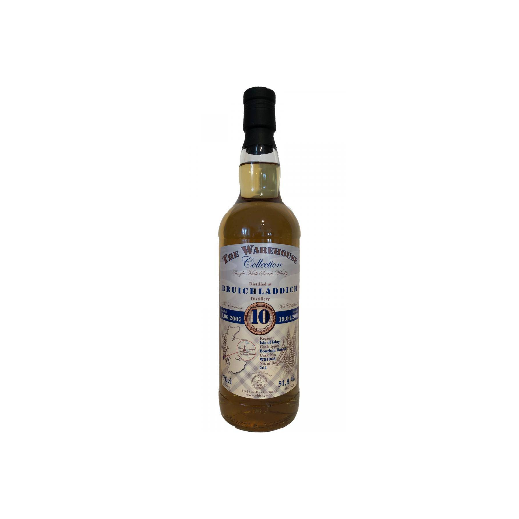 Bruichladdich 2007 10 Years Single Malt Whisky