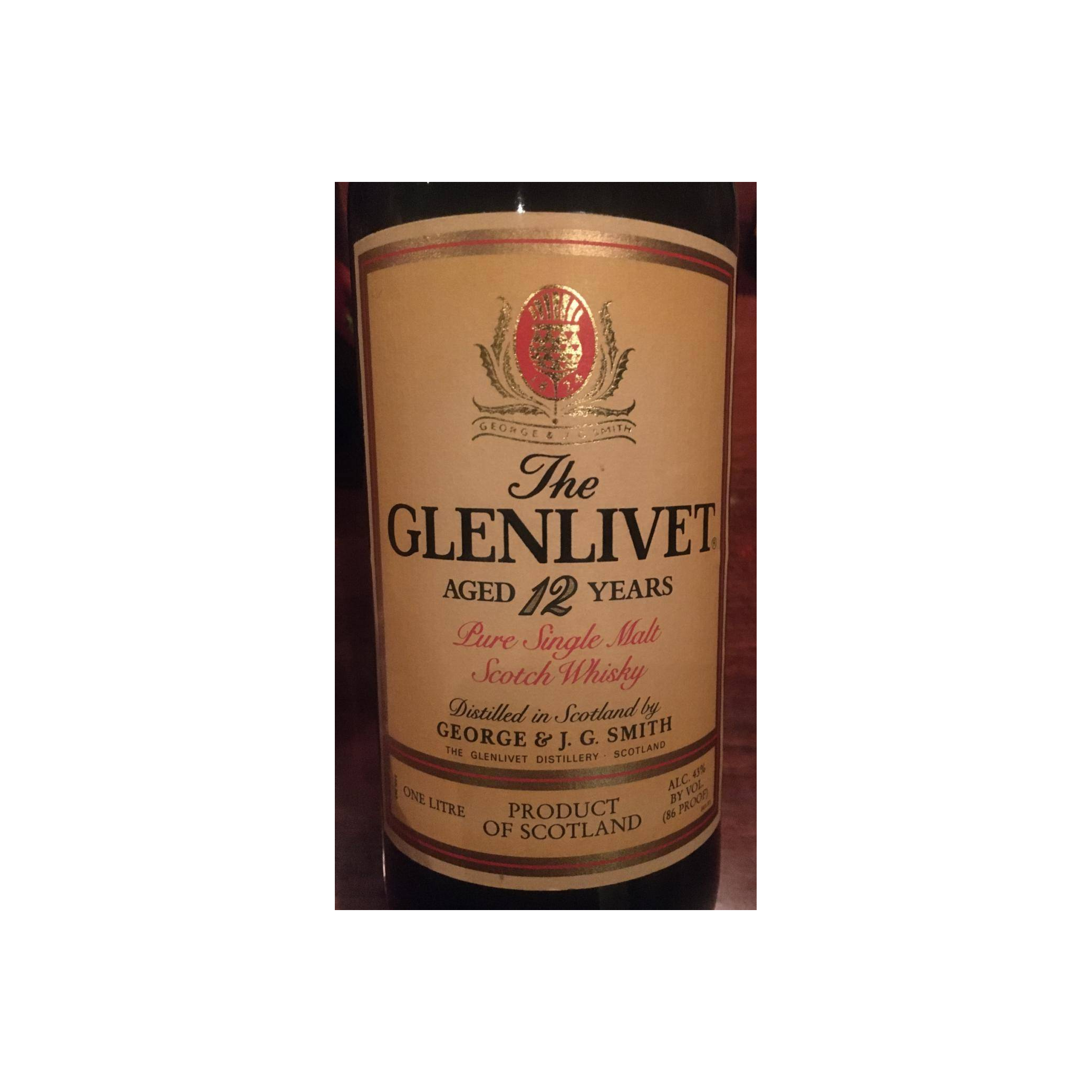 The Glenlivet 12 Years Single Malt Whisky