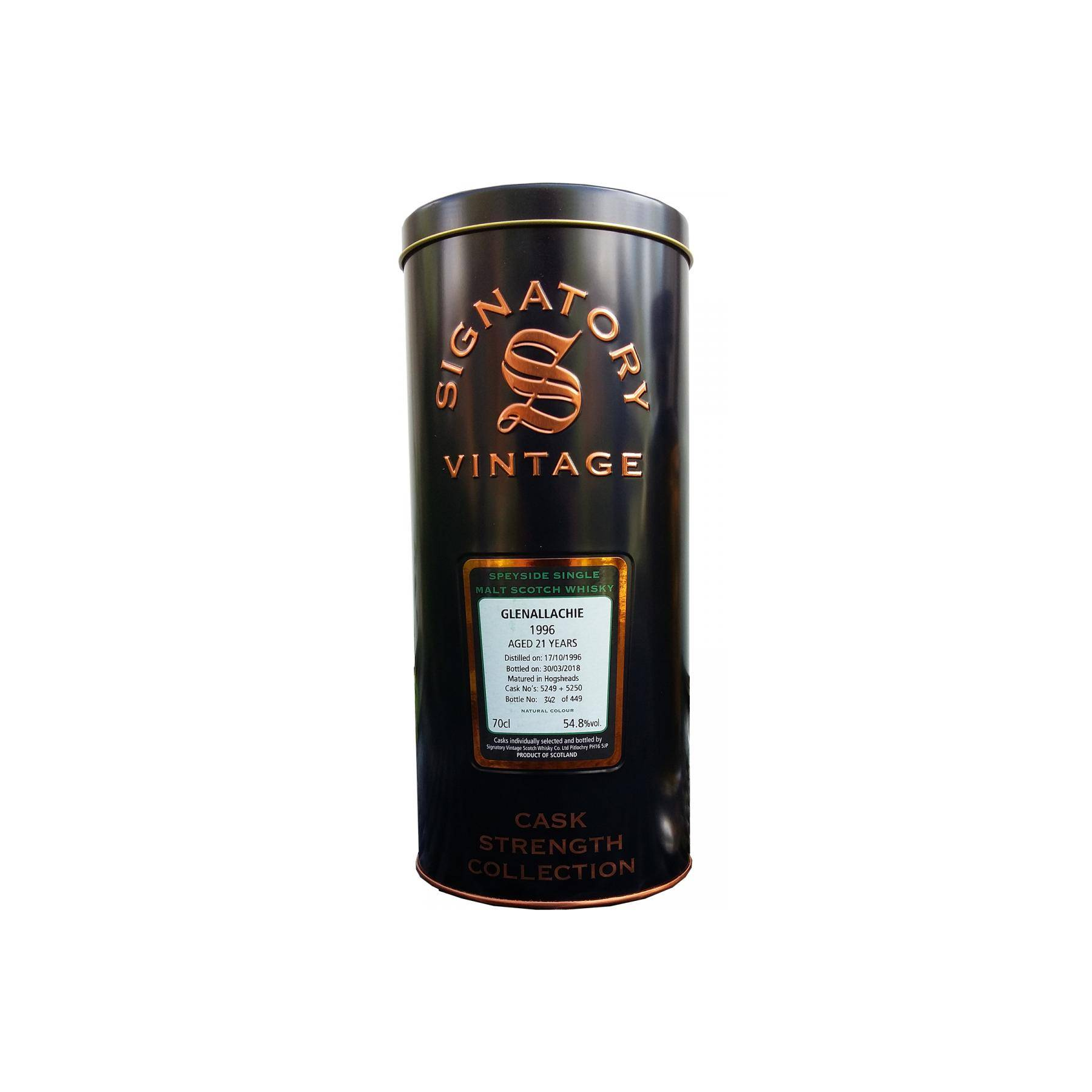 The GlenAllachie Cask Strength Collection 1996 21 Years Single Malt Whisky 3