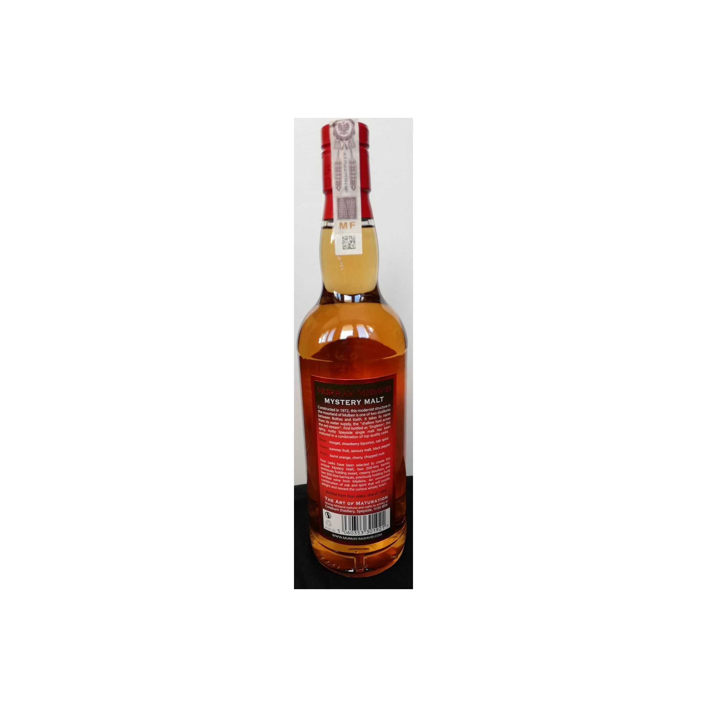 Murray McDavid 2010 8 Years Single Malt Whisky 2
