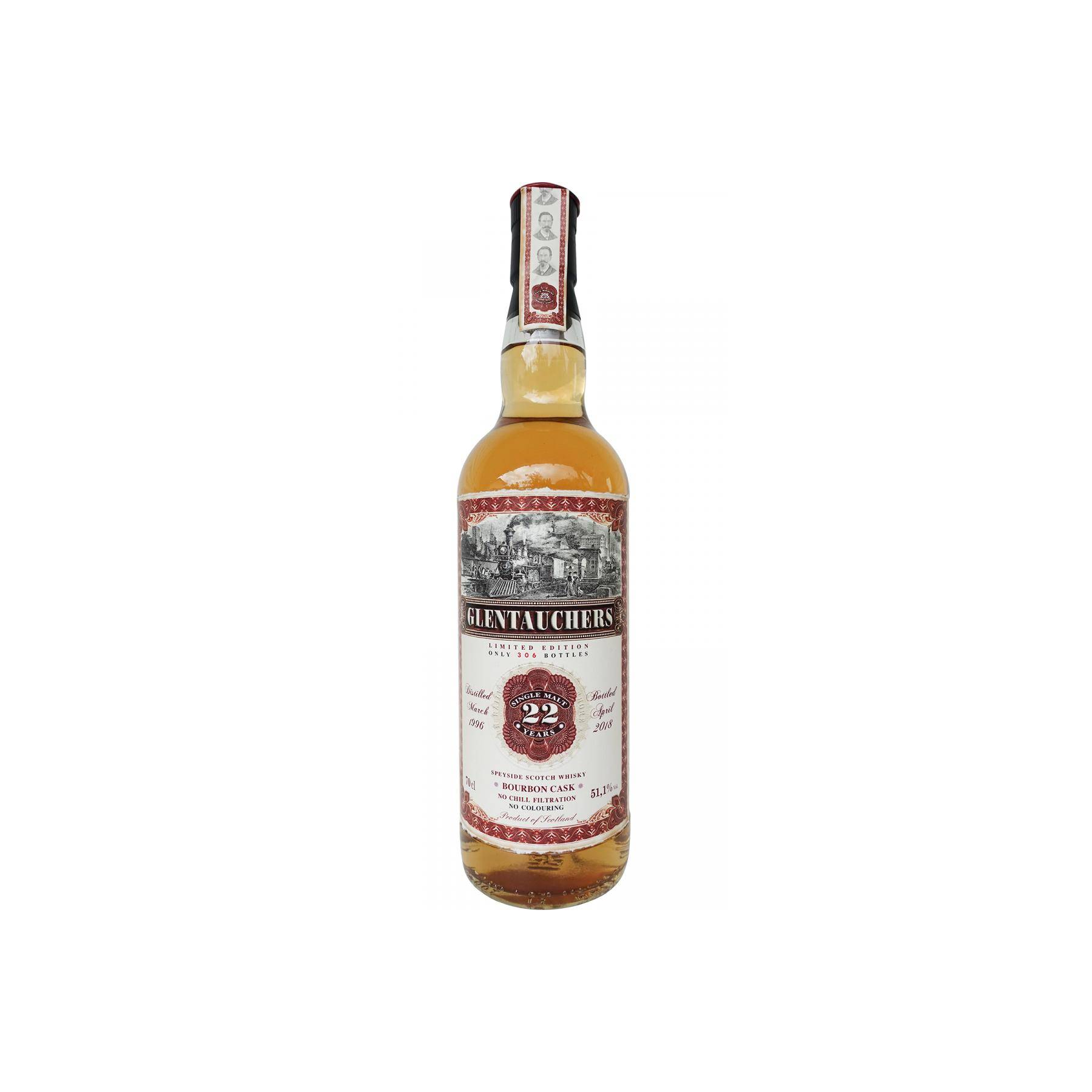 Glentauchers 1996 22 Years Single Malt Whisky
