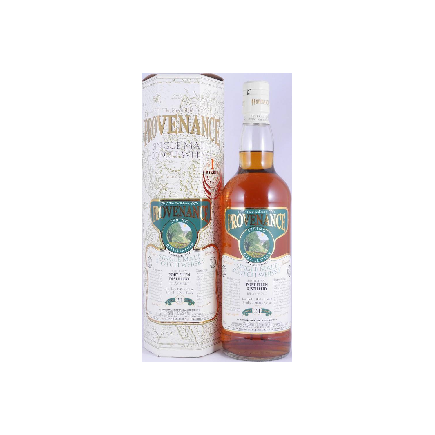 Port Ellen McGibbon's Provenance 1982 21 Years Single Malt Whisky 2