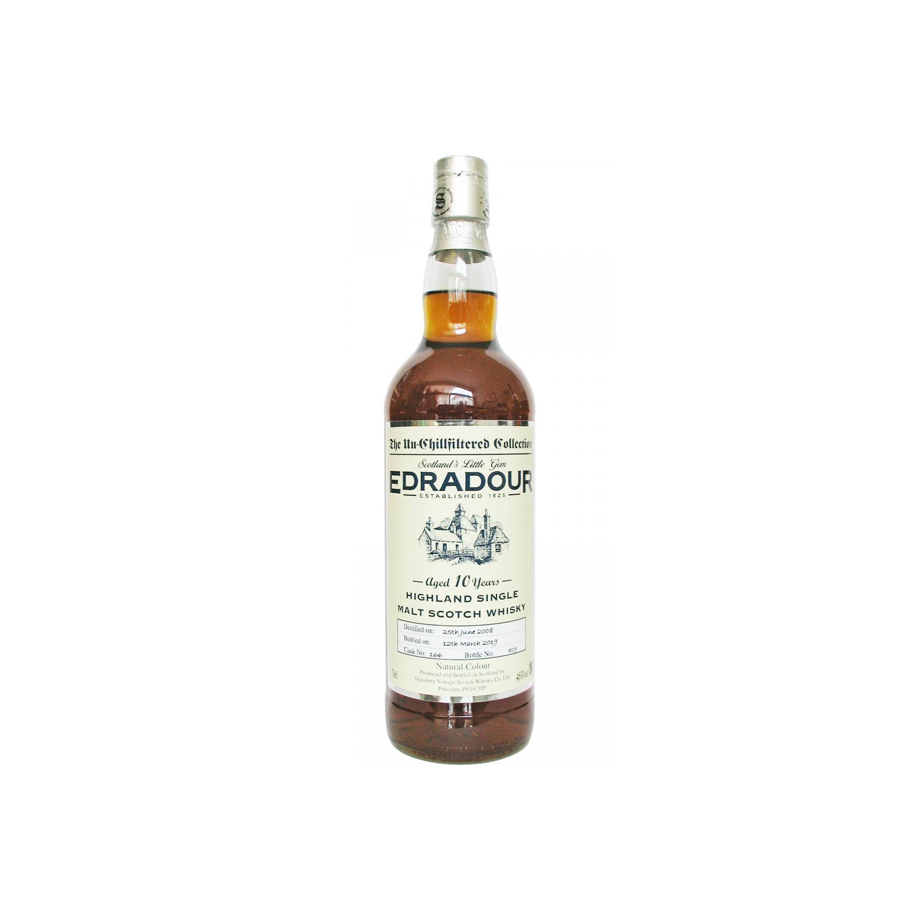 Edradour The Un-Chillfiltered Collection 2008 10 Years Single Malt Whisky