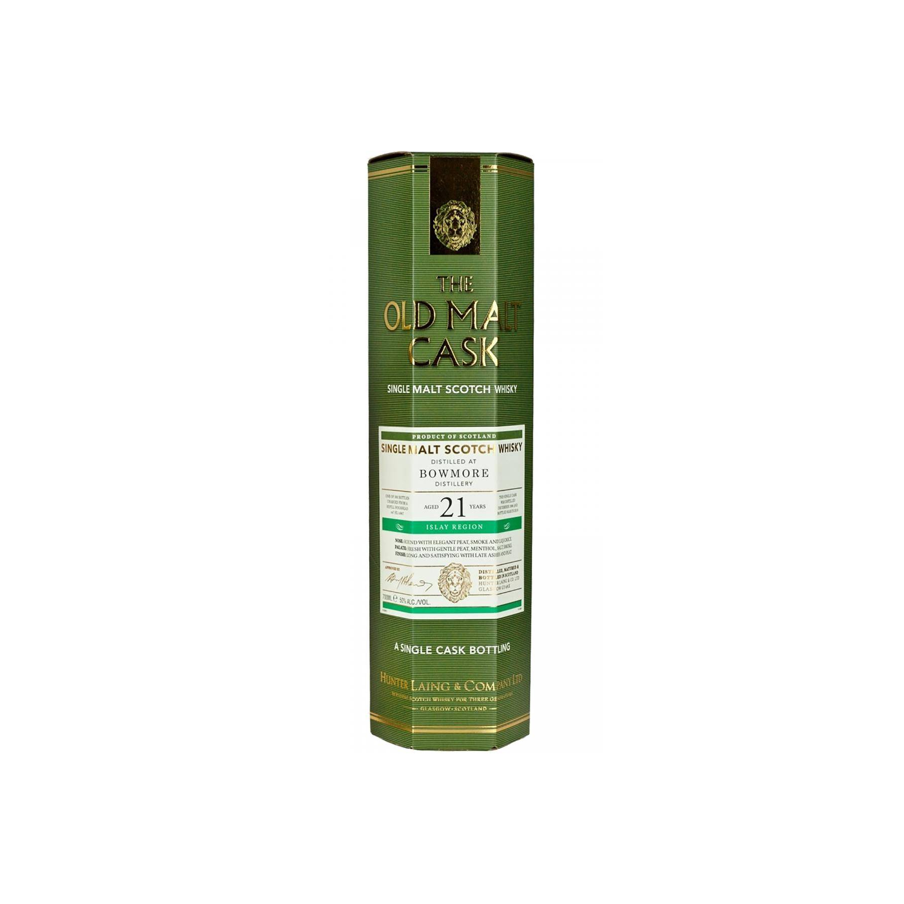 Bowmore Old Malt Cask 1996 21 Years Single Malt Whisky 2