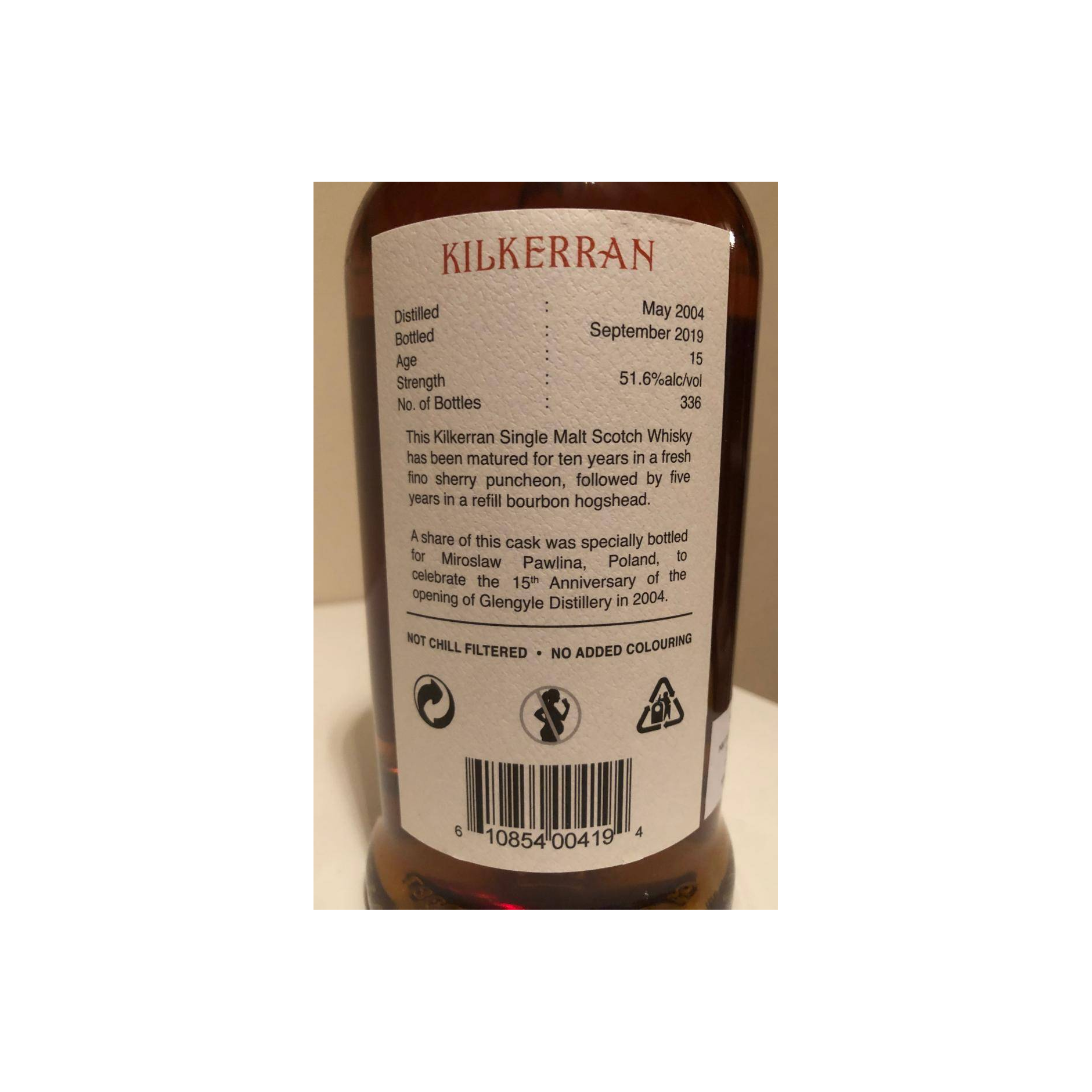 Kilkerran 2004 15 Years Single Malt Whisky 3