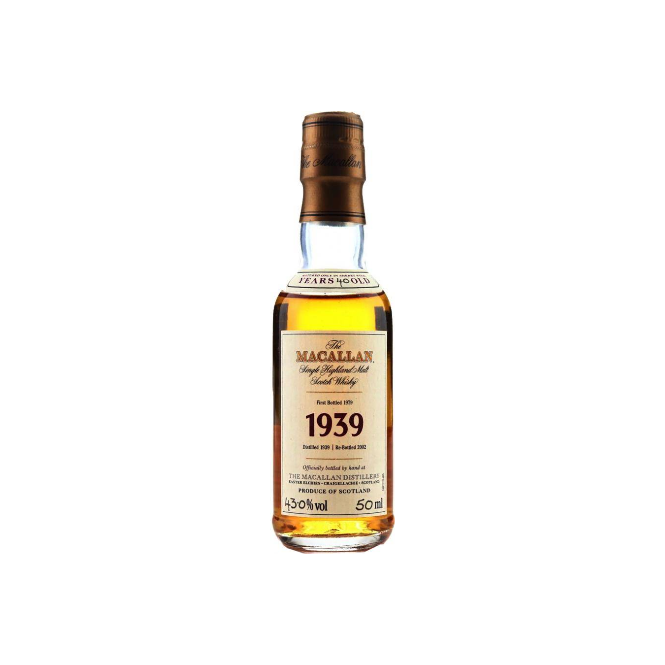 The Macallan 1939 40 Years Single Malt Whisky 2