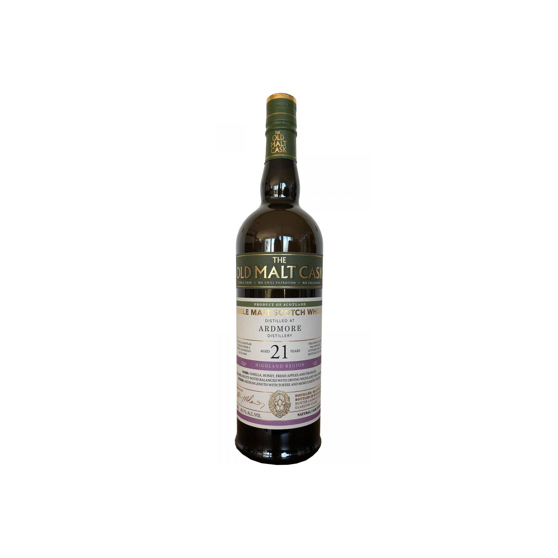 Ardmore Old Malt Cask 1996 21 Years Single Malt Whisky