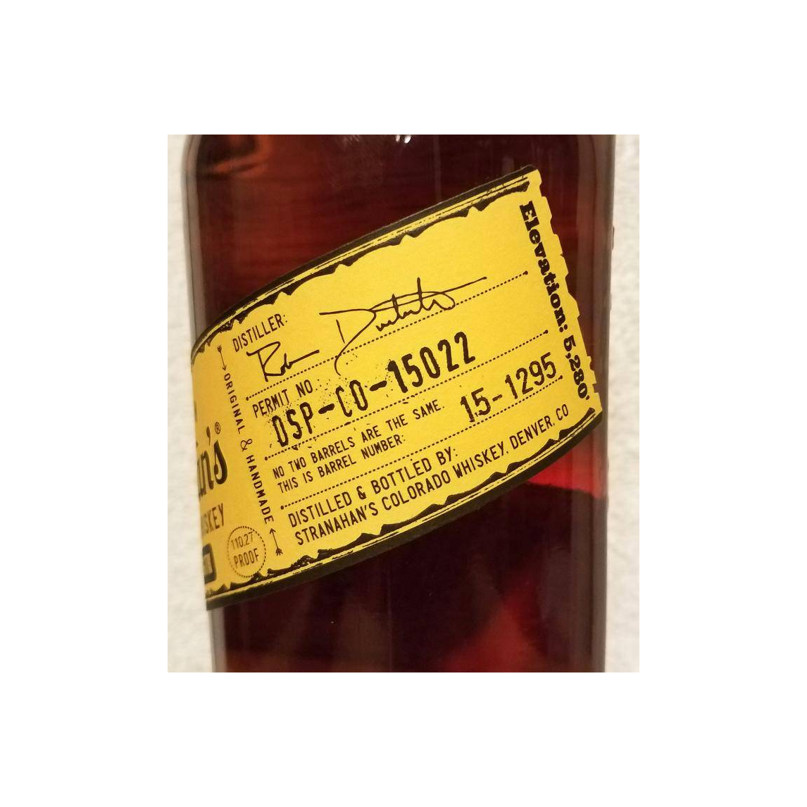Stranahan's Straight Colorado Whiskey 2