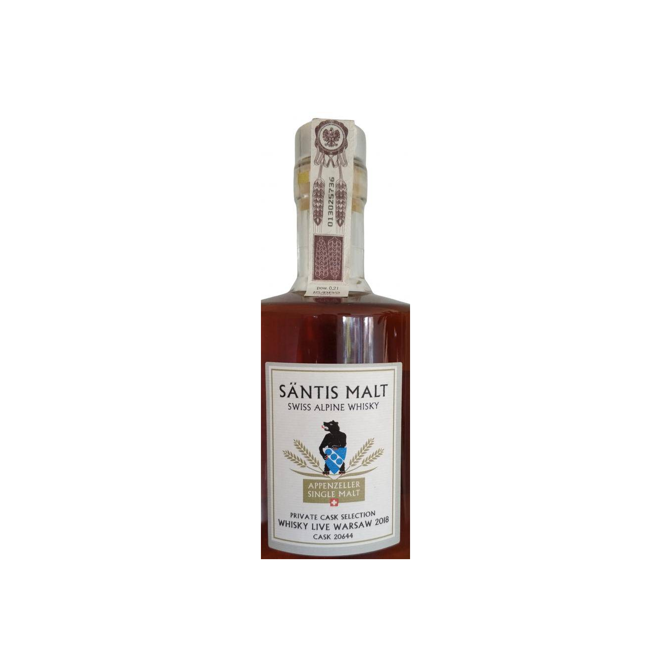 Säntis Malt Individual Cask Bottling 6 Years Single Malt Whisky 2