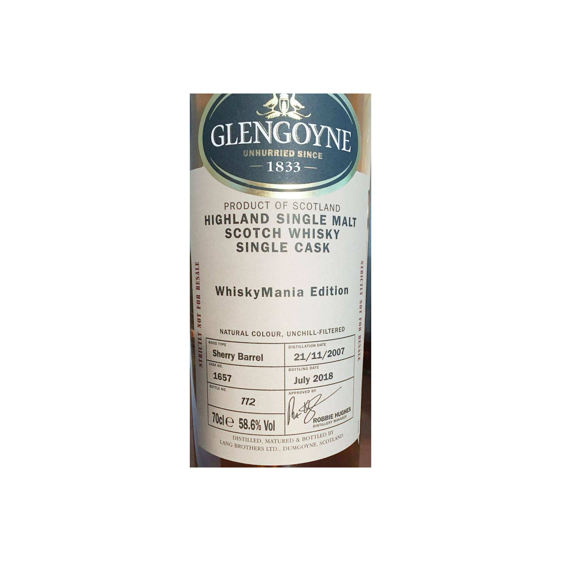 Glengoyne 2007 10 Years Single Malt Whisky 2