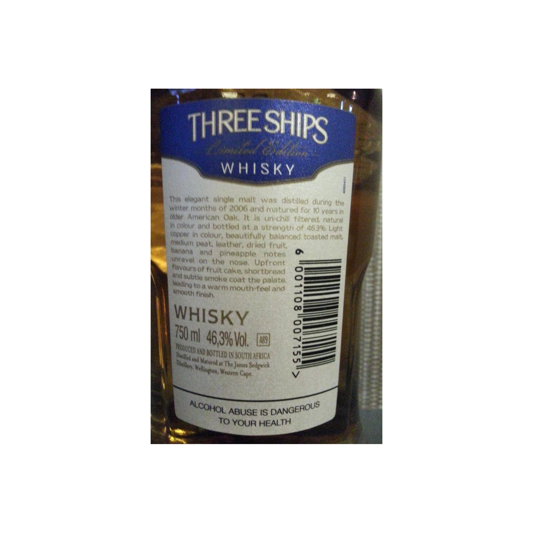 Three Ships 10-year-old 2