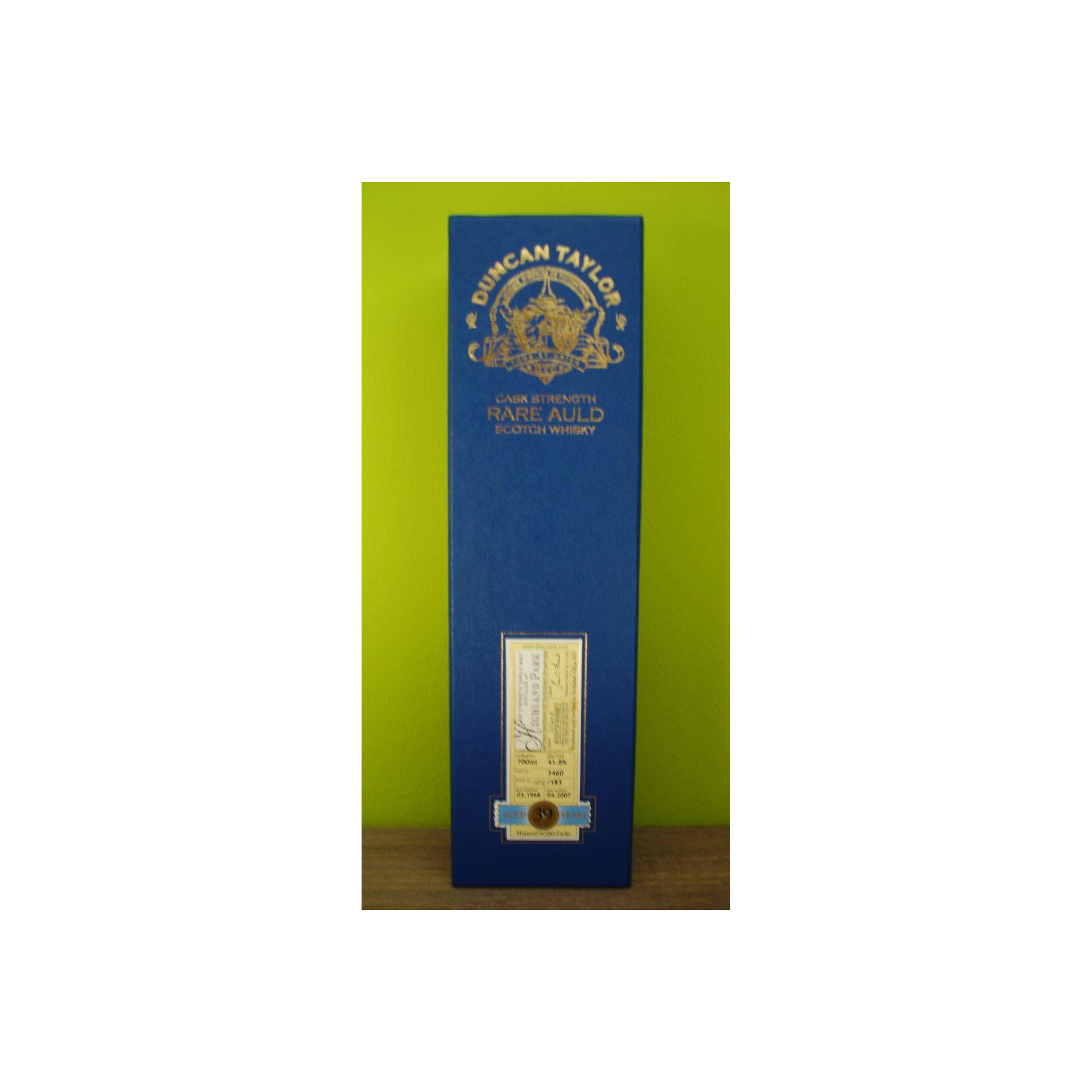 Highland Park Rare Auld 1968 39 Years Single Malt Whisky 3