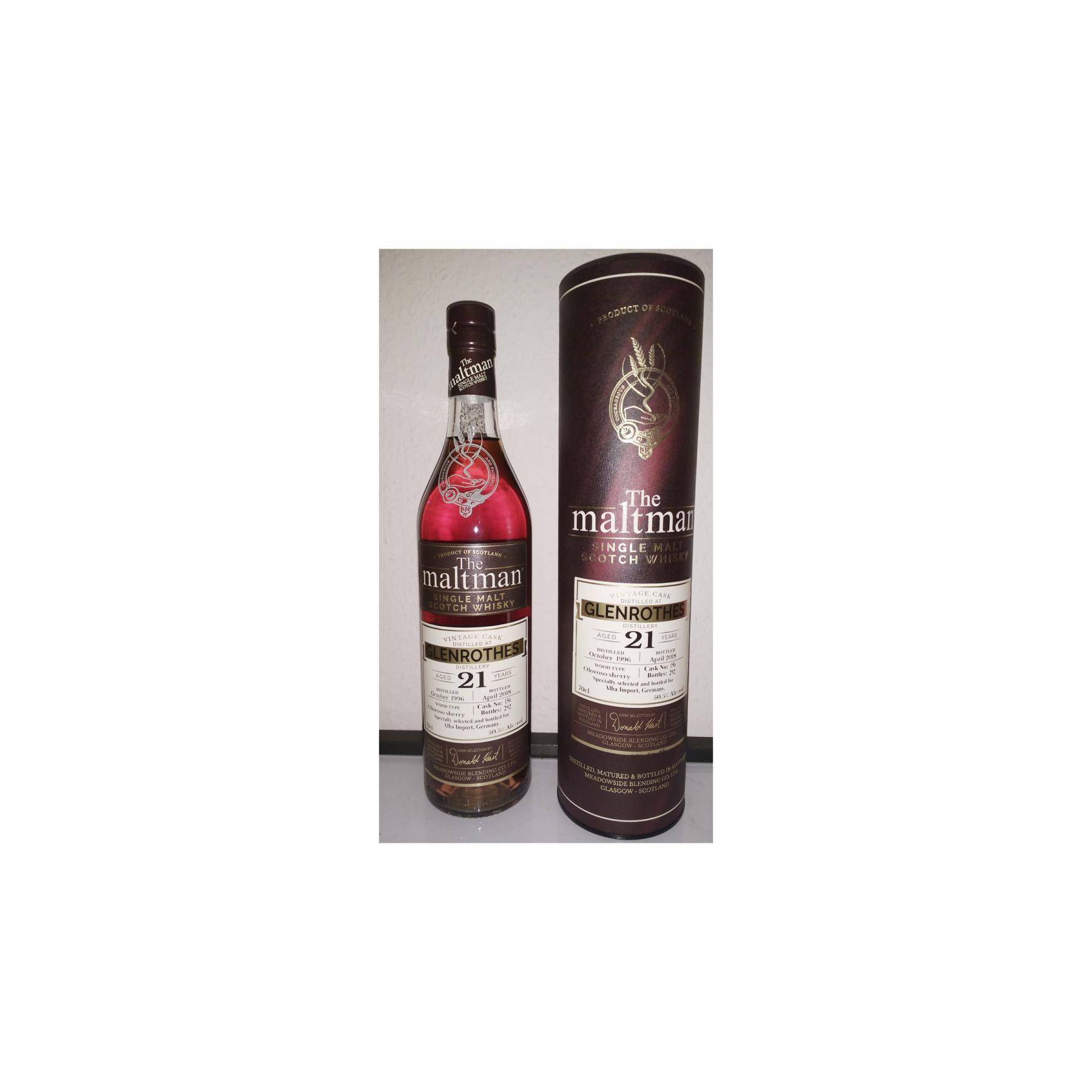 The Glenrothes 1996 21 Years Single Malt Whisky 3