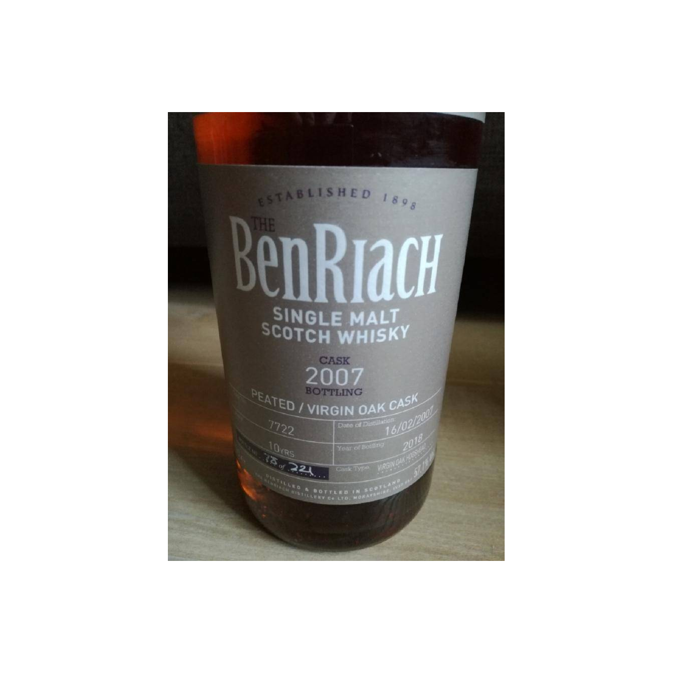 BenRiach 2007 10 Years Single Malt Whisky 3