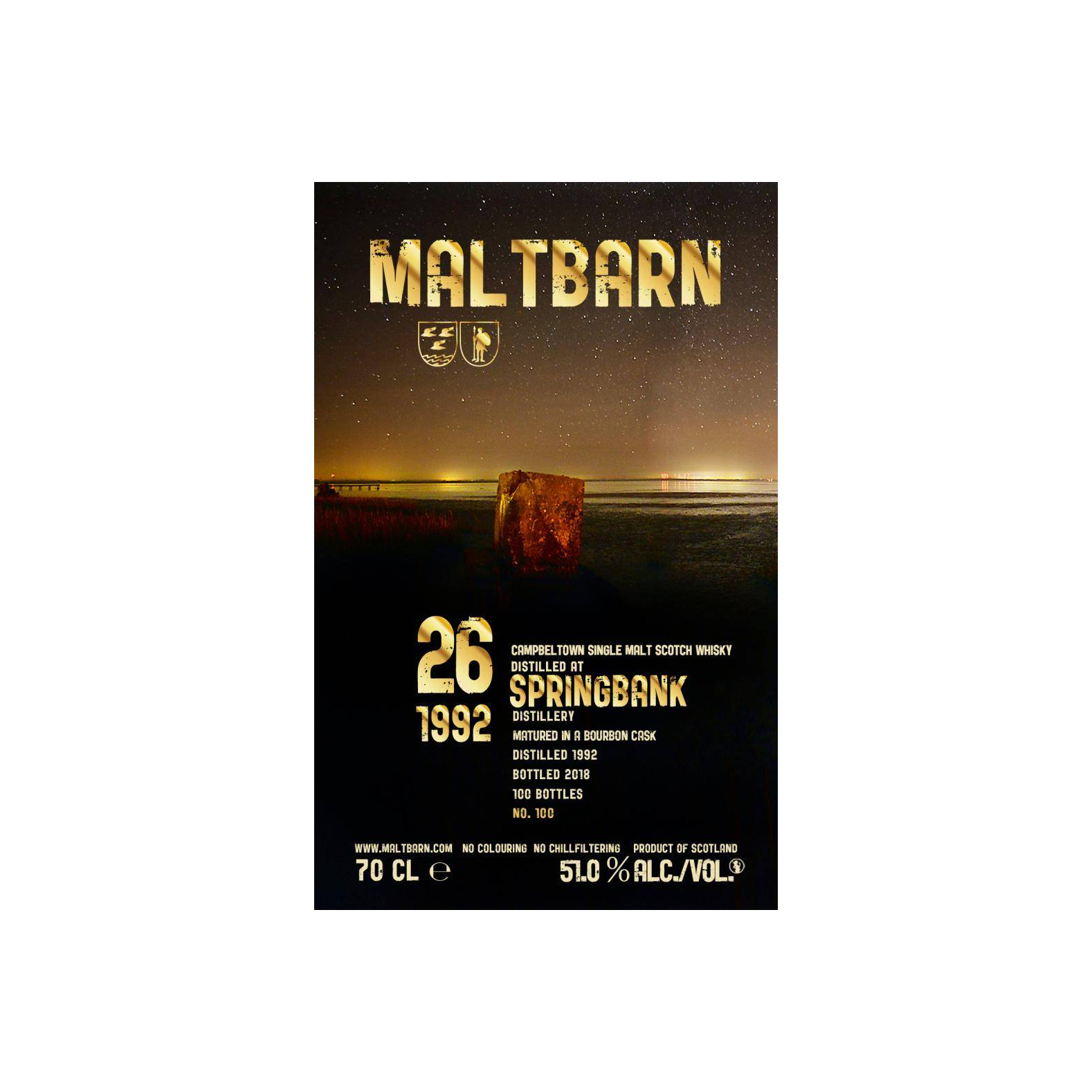 Springbank 1992 26 Years Single Malt Whisky 3