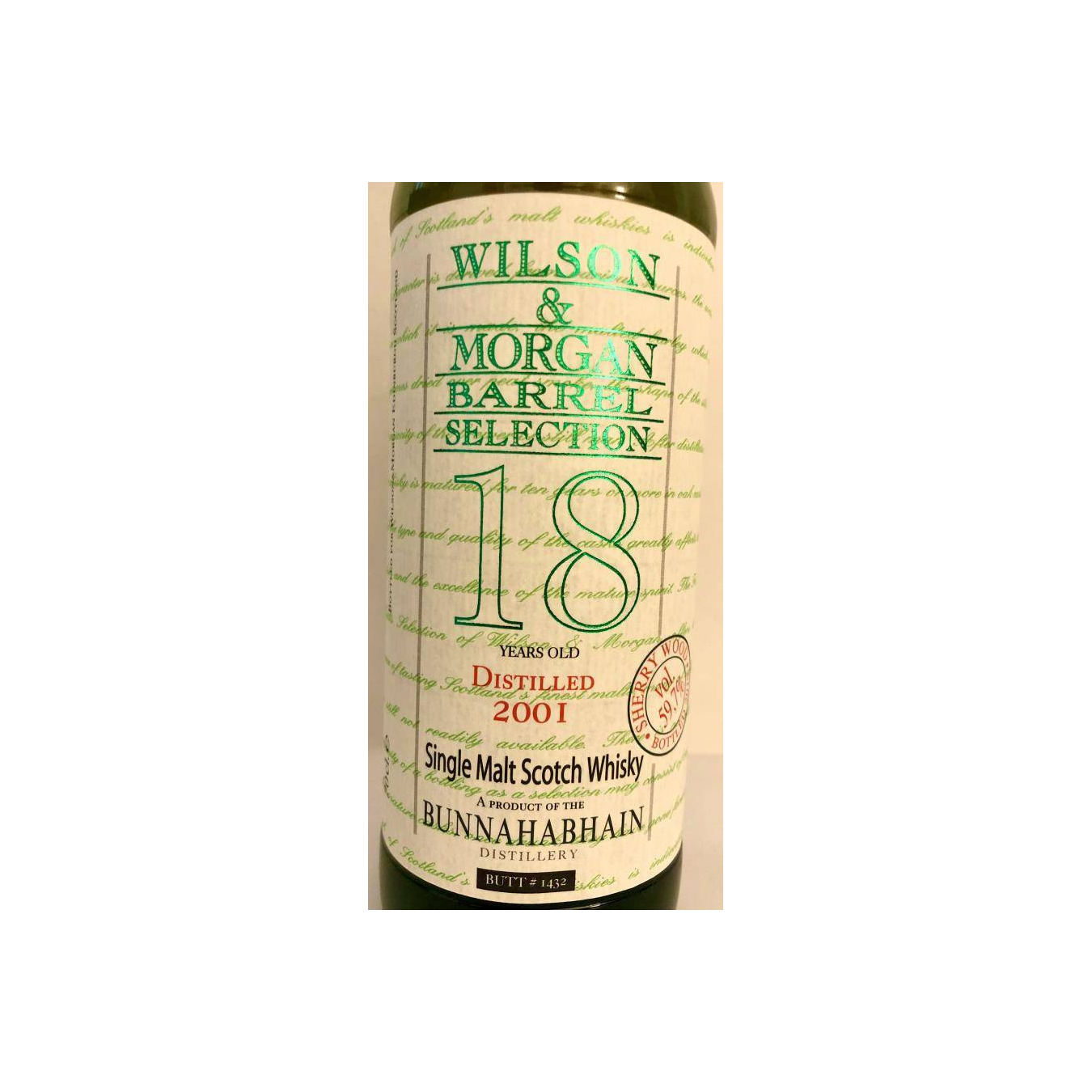 Bunnahabhain Barrel Selection 2001 18 Years Single Malt Whisky 3