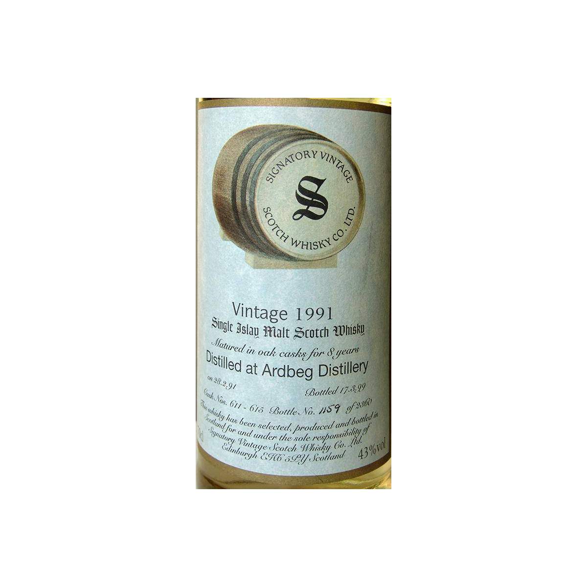 Ardbeg Vintage Collection 1991 8 Years Single Malt Whisky 2