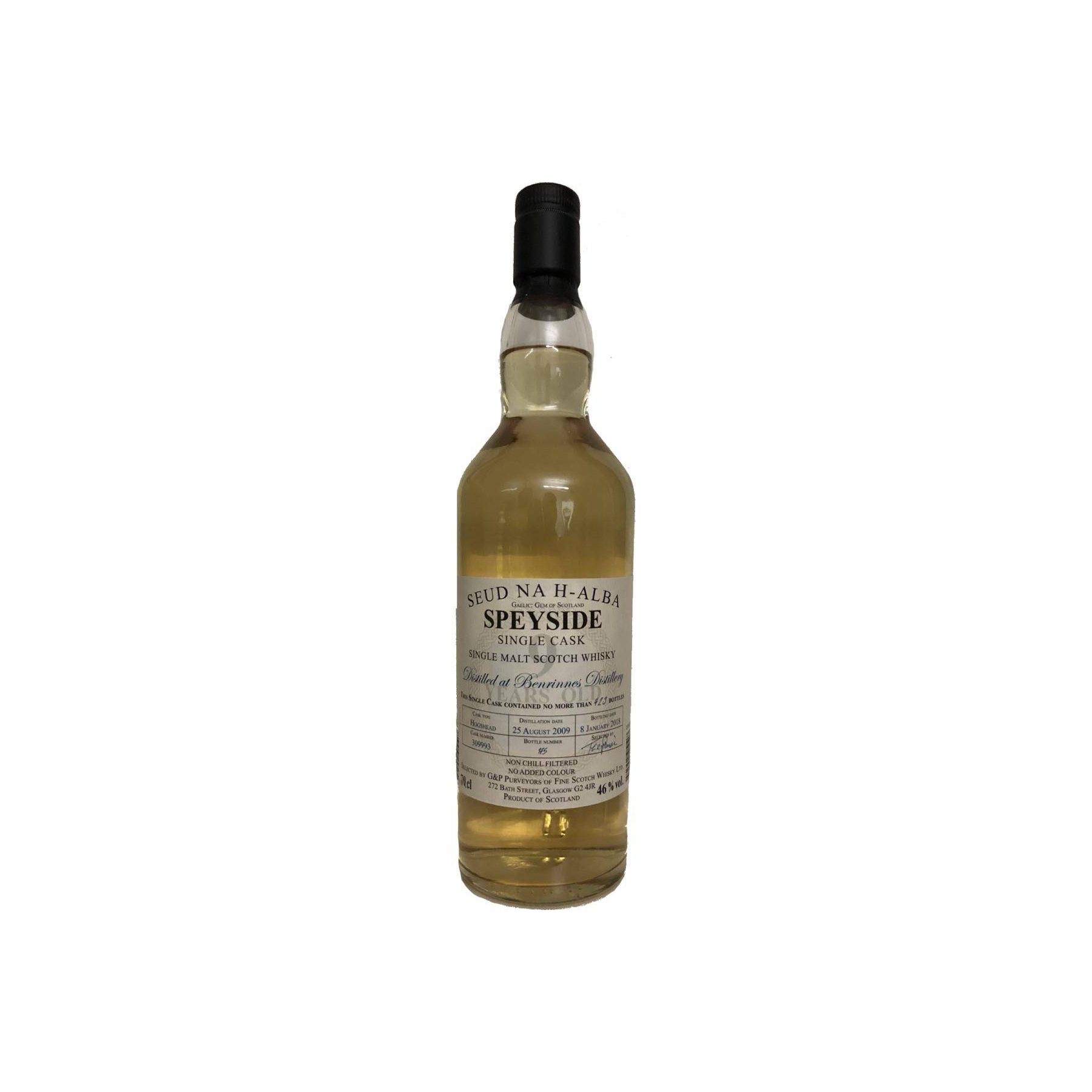 Benrinnes 2009 9 Years Single Malt Whisky