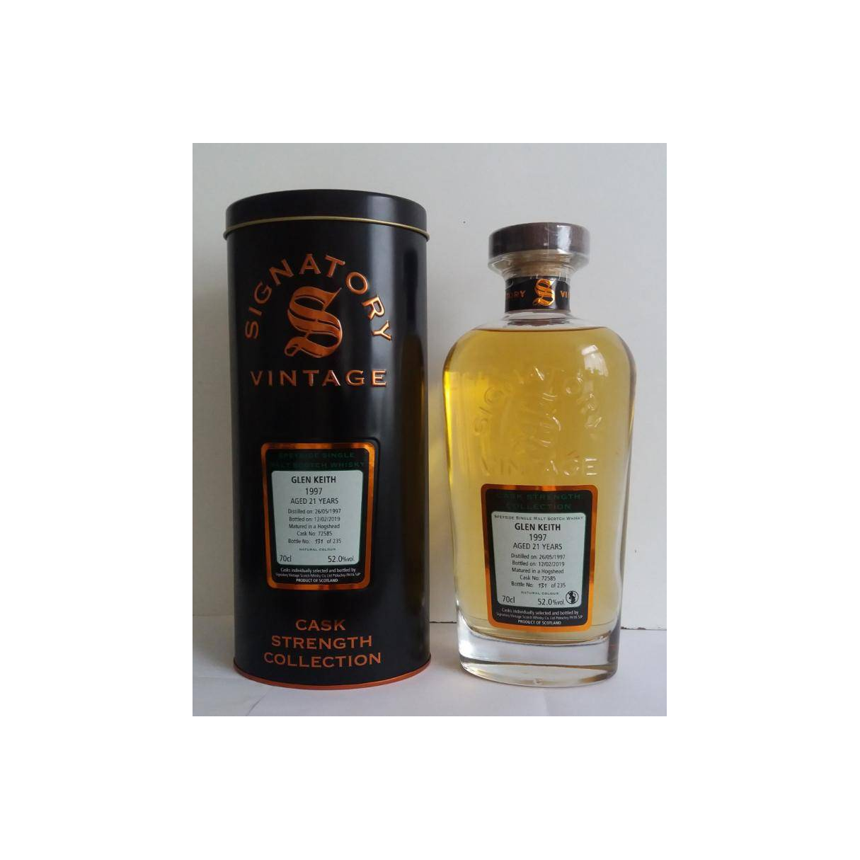 Glen Keith Cask Strength Collection 1997 21 Years Single Malt Whisky 2