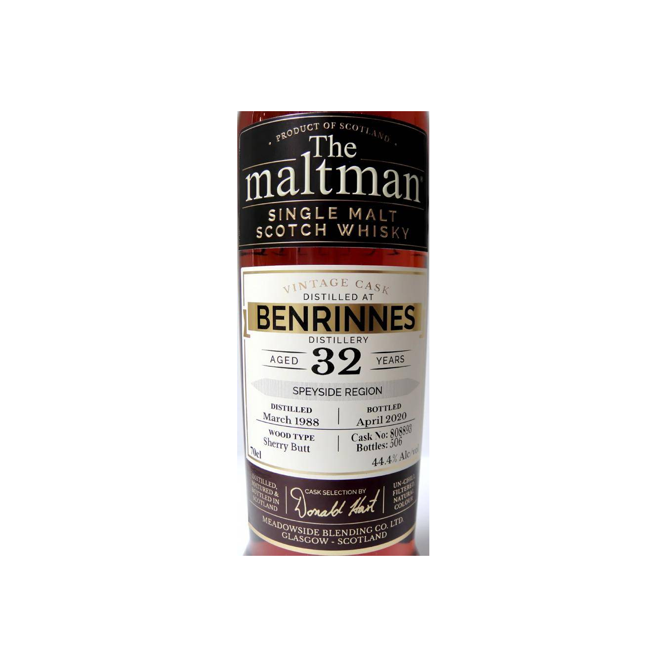 Benrinnes 1988 32 Years Single Malt Whisky 2