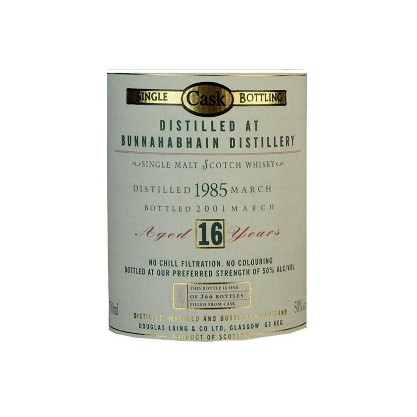 Bunnahabhain Old Malt Cask 1985 16 Years Single Malt Whisky 3