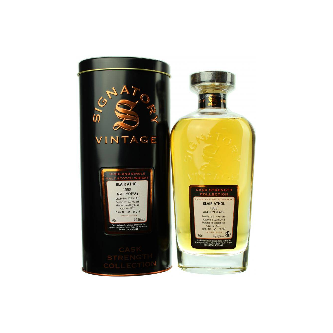 Blair Athol Cask Strength Collection 1989 29 Years Single Malt Whisky 2