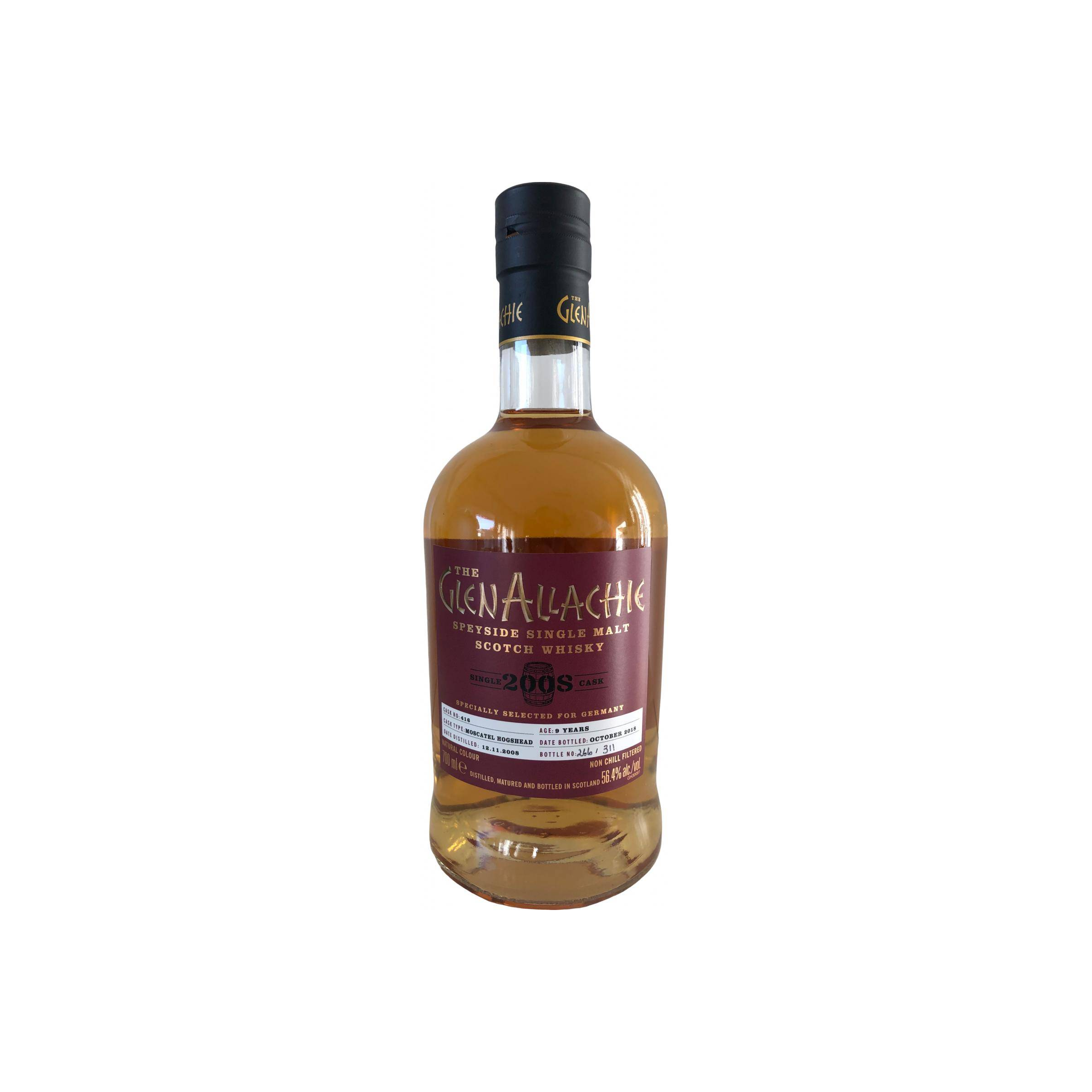 The GlenAllachie Single Cask 2008 10 Years Single Malt Whisky