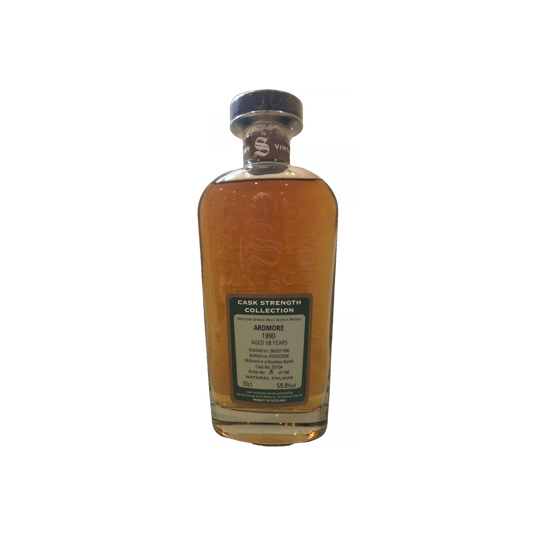 Ardmore Cask Strength Collection 1990 18 Years Single Malt Whisky 2