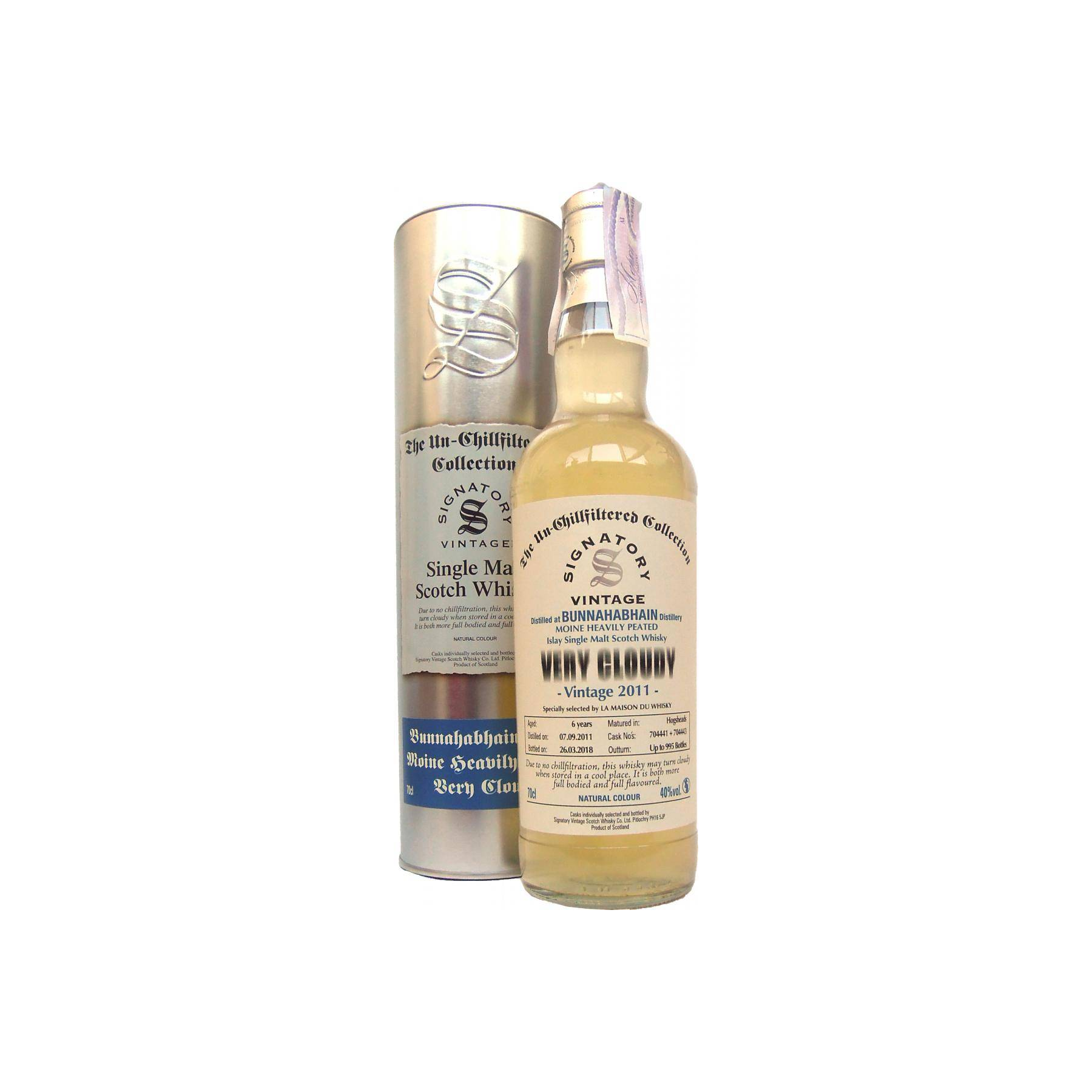 Bunnahabhain 2011 6 Years Single Malt Whisky 2