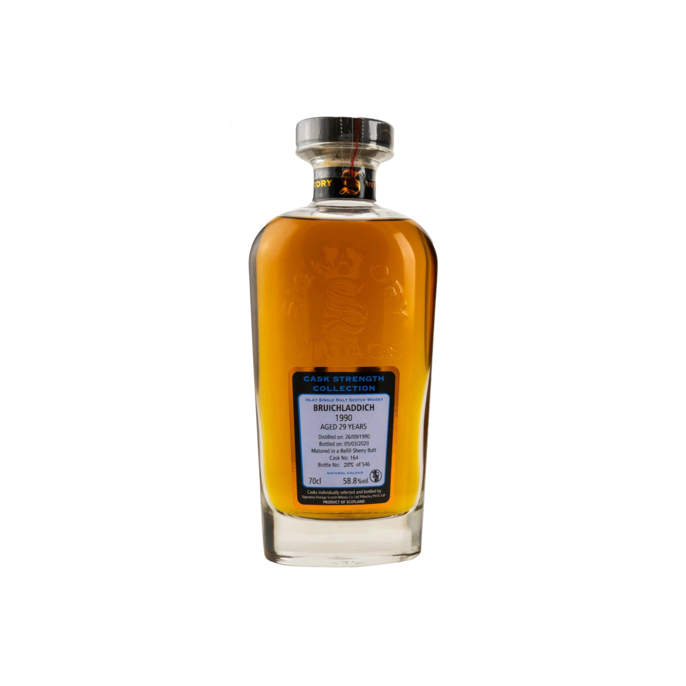 Bruichladdich Cask Strength Collection 1990 29 Years Single Malt Whisky