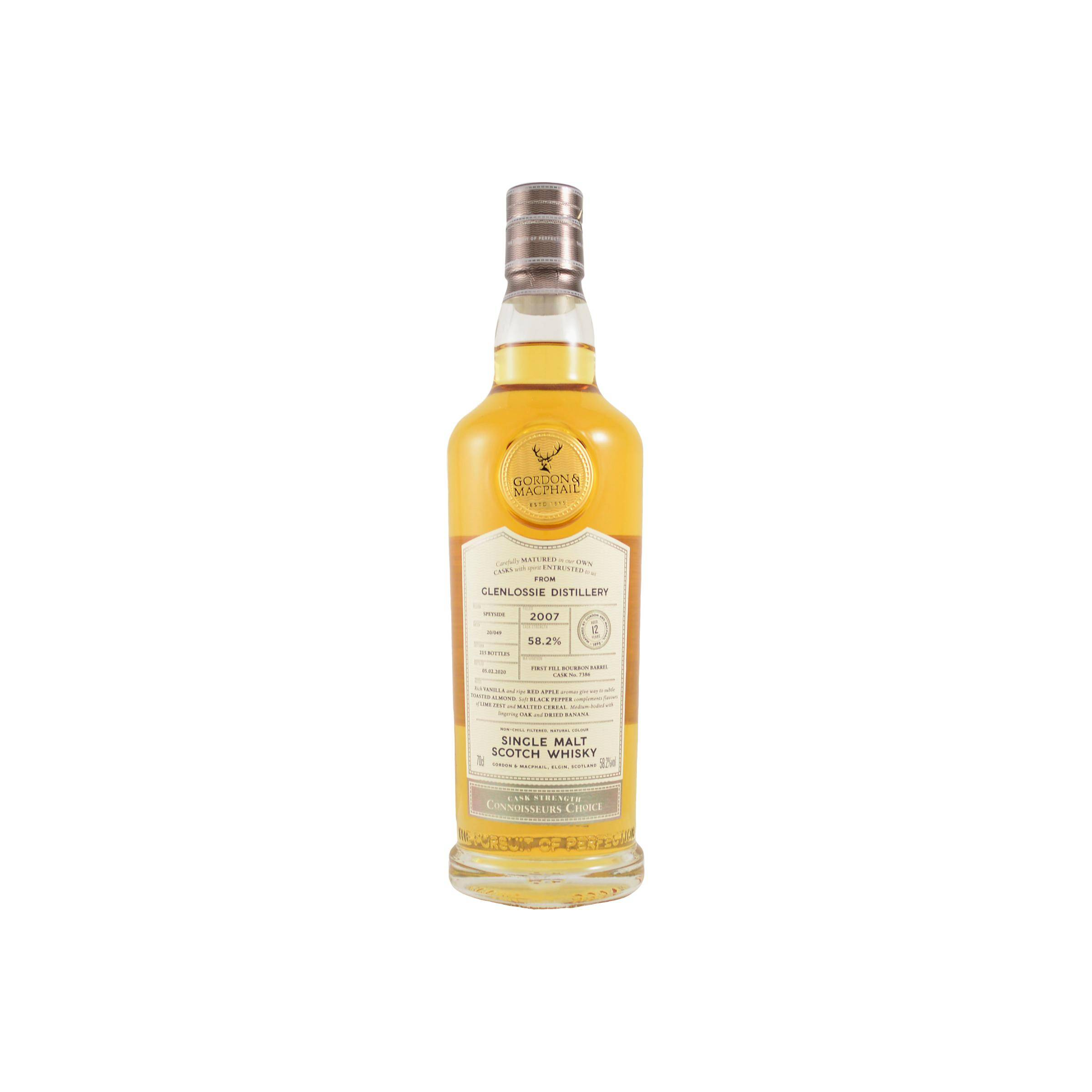 Glenlossie Connoisseurs Choice - Cask Strength 2007 12 Years Single Malt Whisky