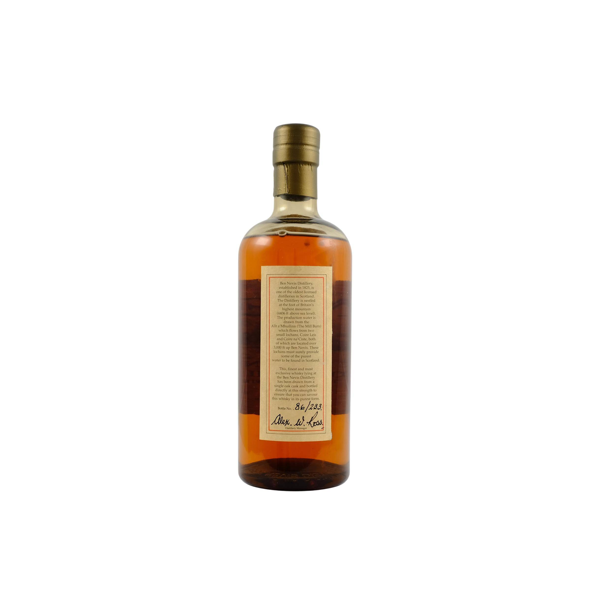 Ben Nevis 1973 26 Years Single Malt Whisky 2