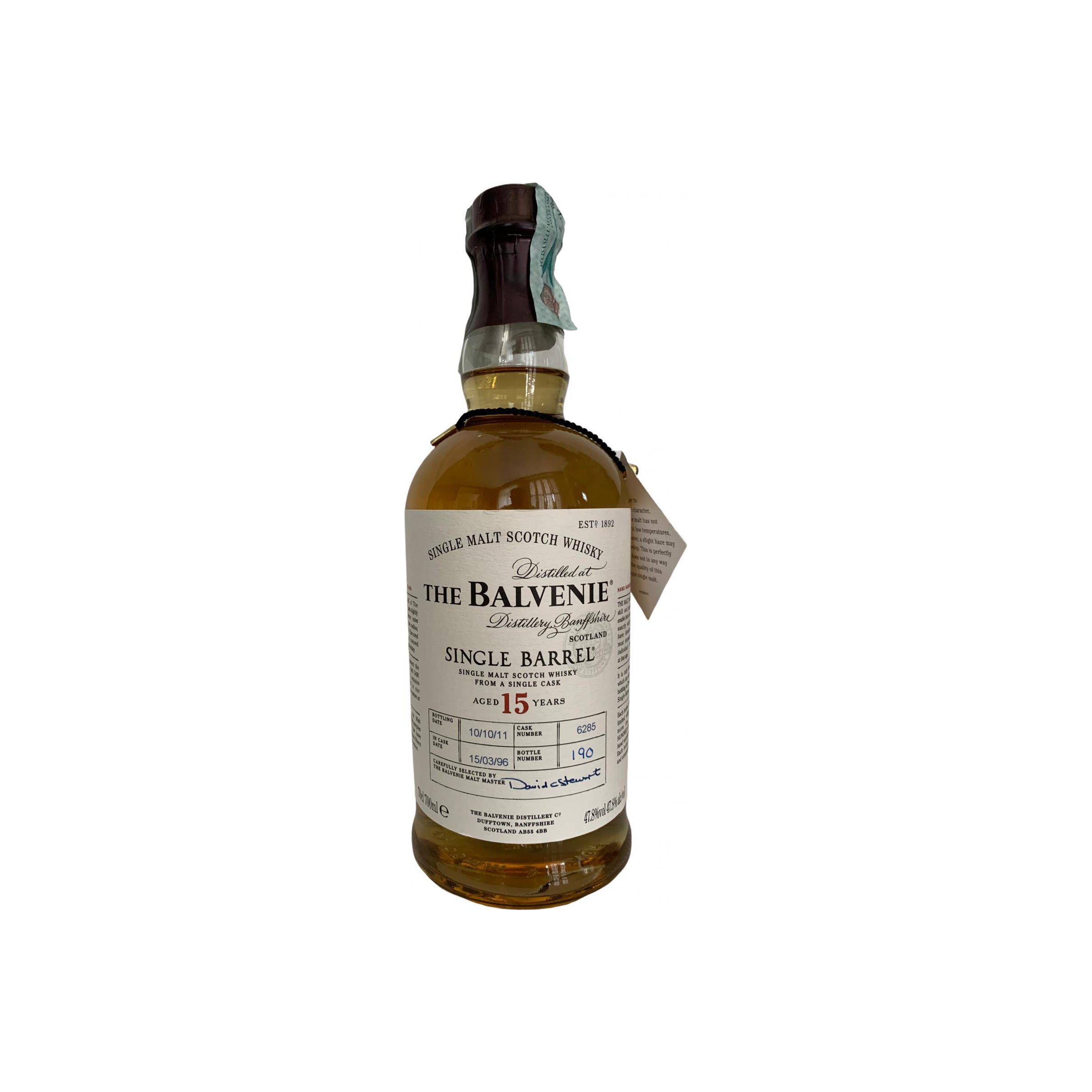 The Balvenie Single Cask 1996 15 Years Single Malt Whisky