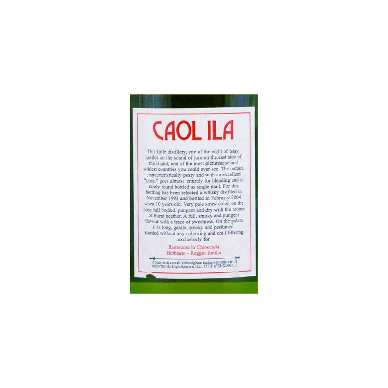 Caol Ila 1993 10 Years Single Malt Whisky 2
