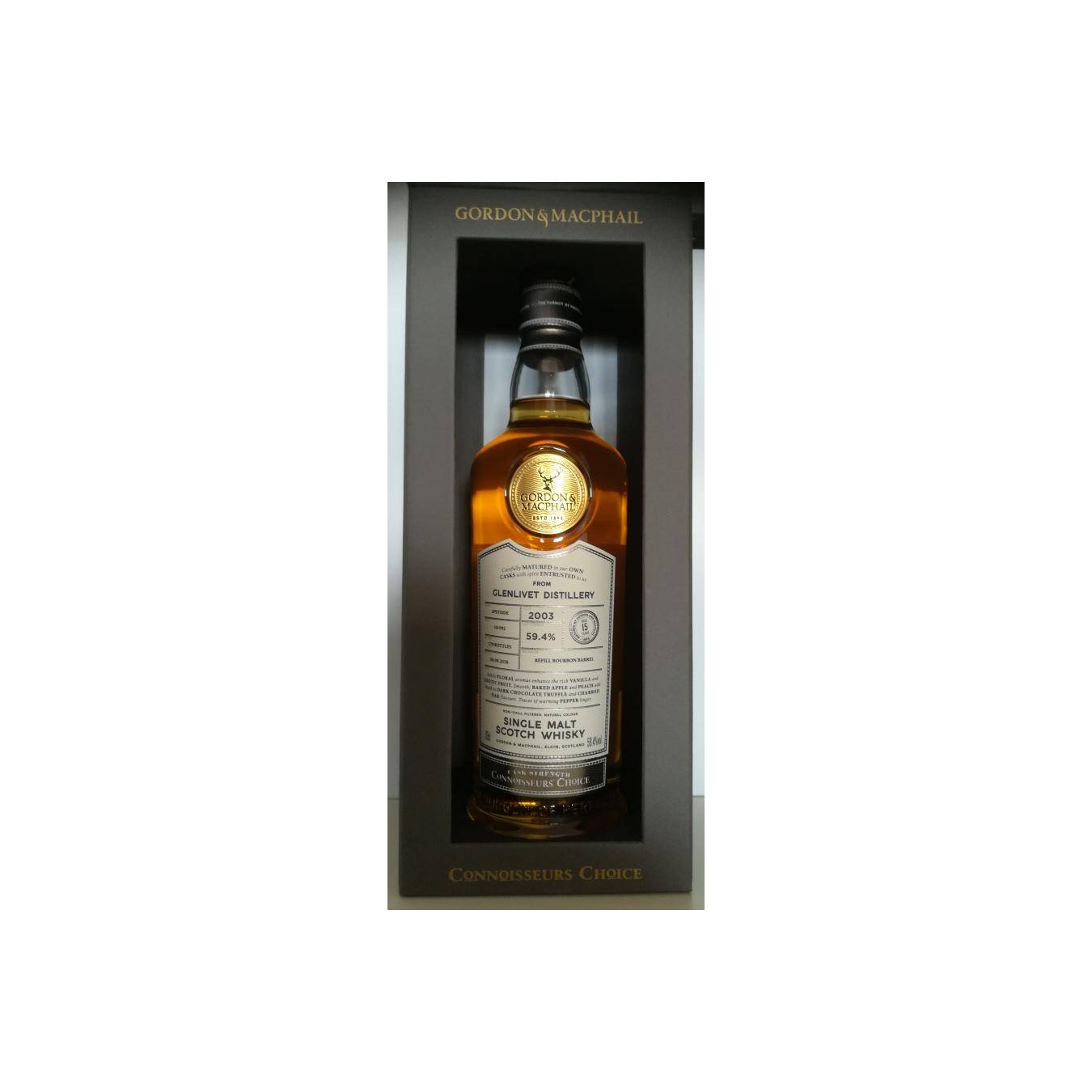 The Glenlivet Connoisseurs Choice - Cask Strength 2003 15 Years Single Malt Whisky 3