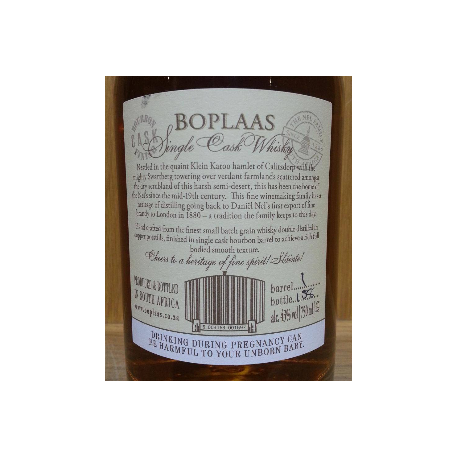 Boplaas Single Cask Whisky 2