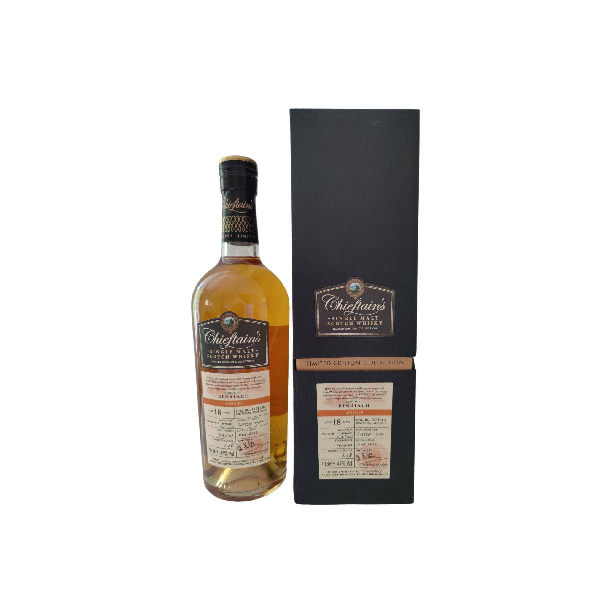BenRiach 1997 18 Years Single Malt Whisky 2