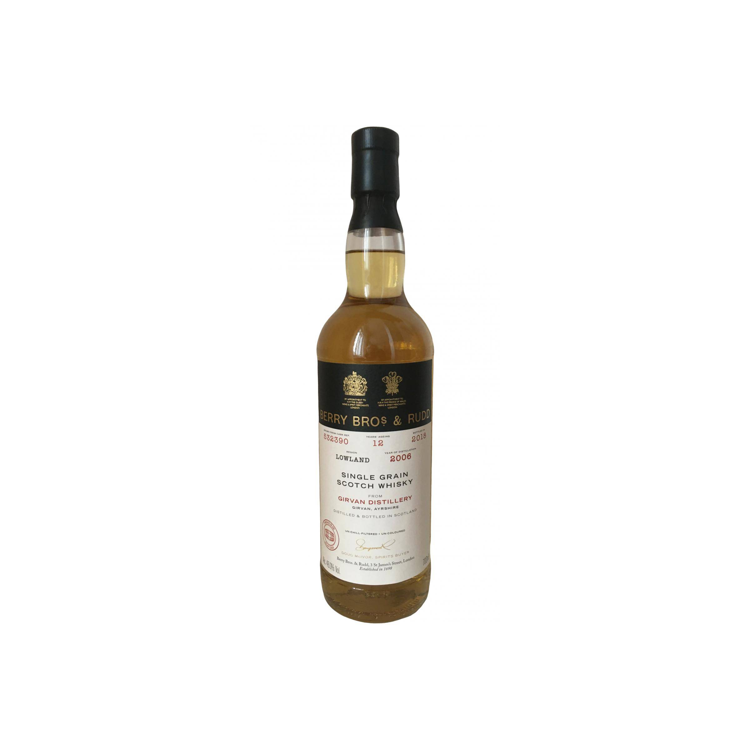 Girvan 2006 12 Years Single Grain Whisky