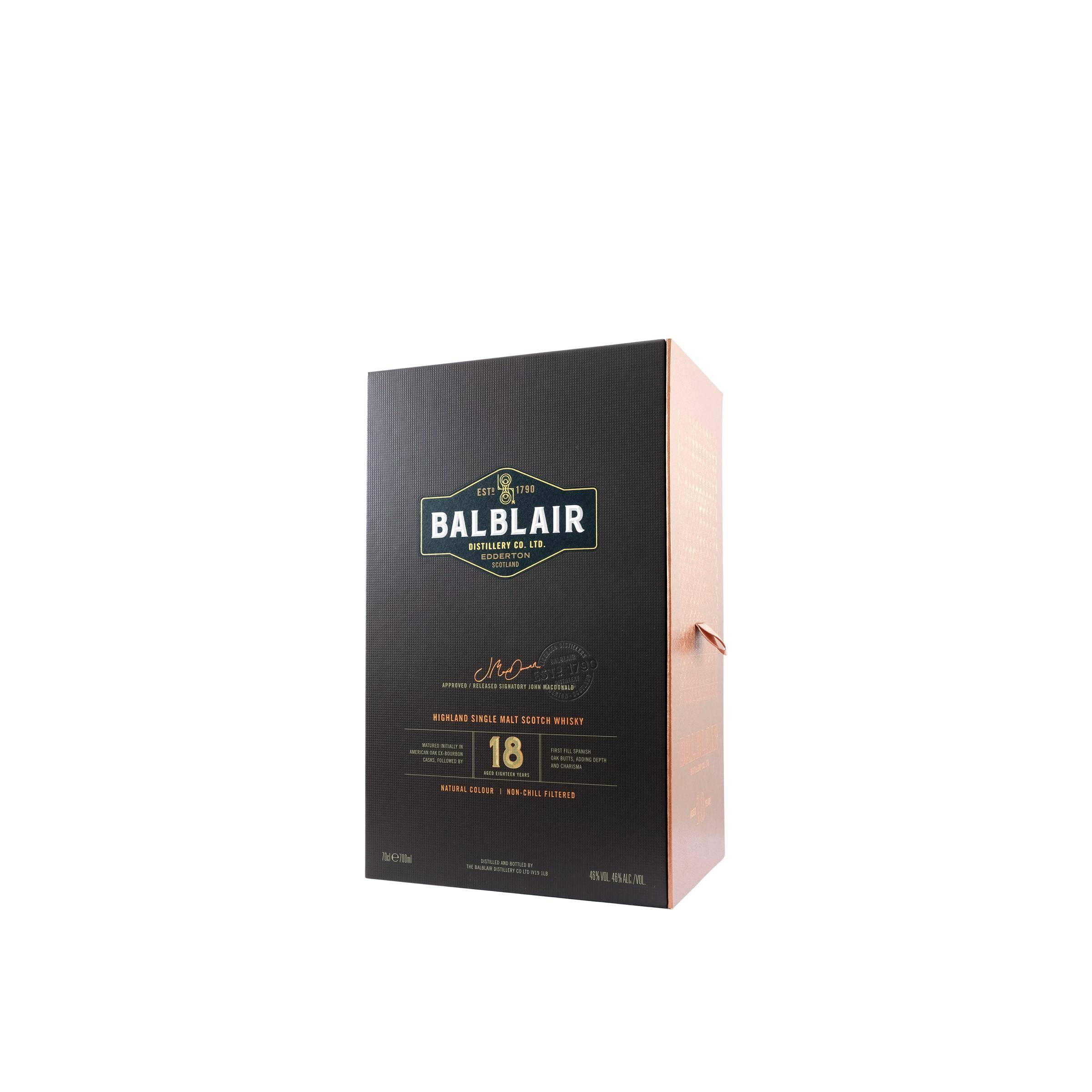 Balblair 18 Years Single Malt Whisky 3
