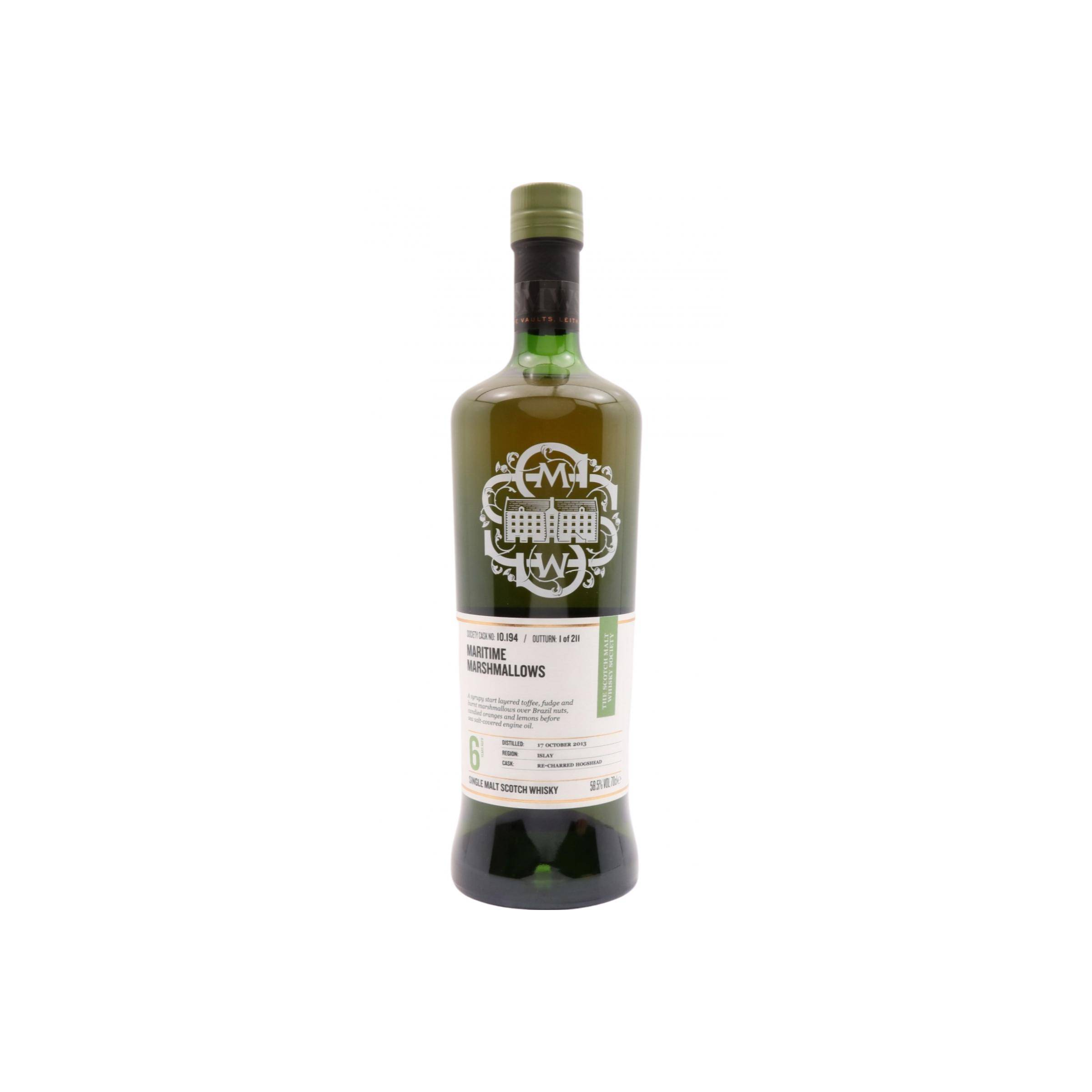 The Scotch Malt Whisky Society 2013 6 Years Single Malt Whisky